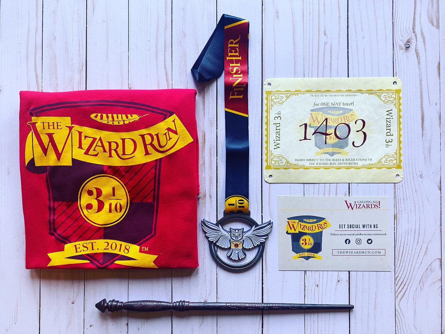 Wizard Run - The classic CREST virtual 5K run/walk package...