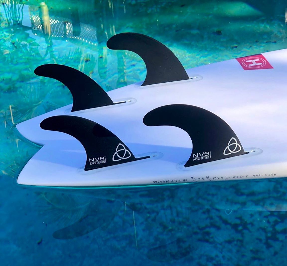 KAI SALLAS Longboard Fins 7.0 Designed by Hawaiian Kai Sallas