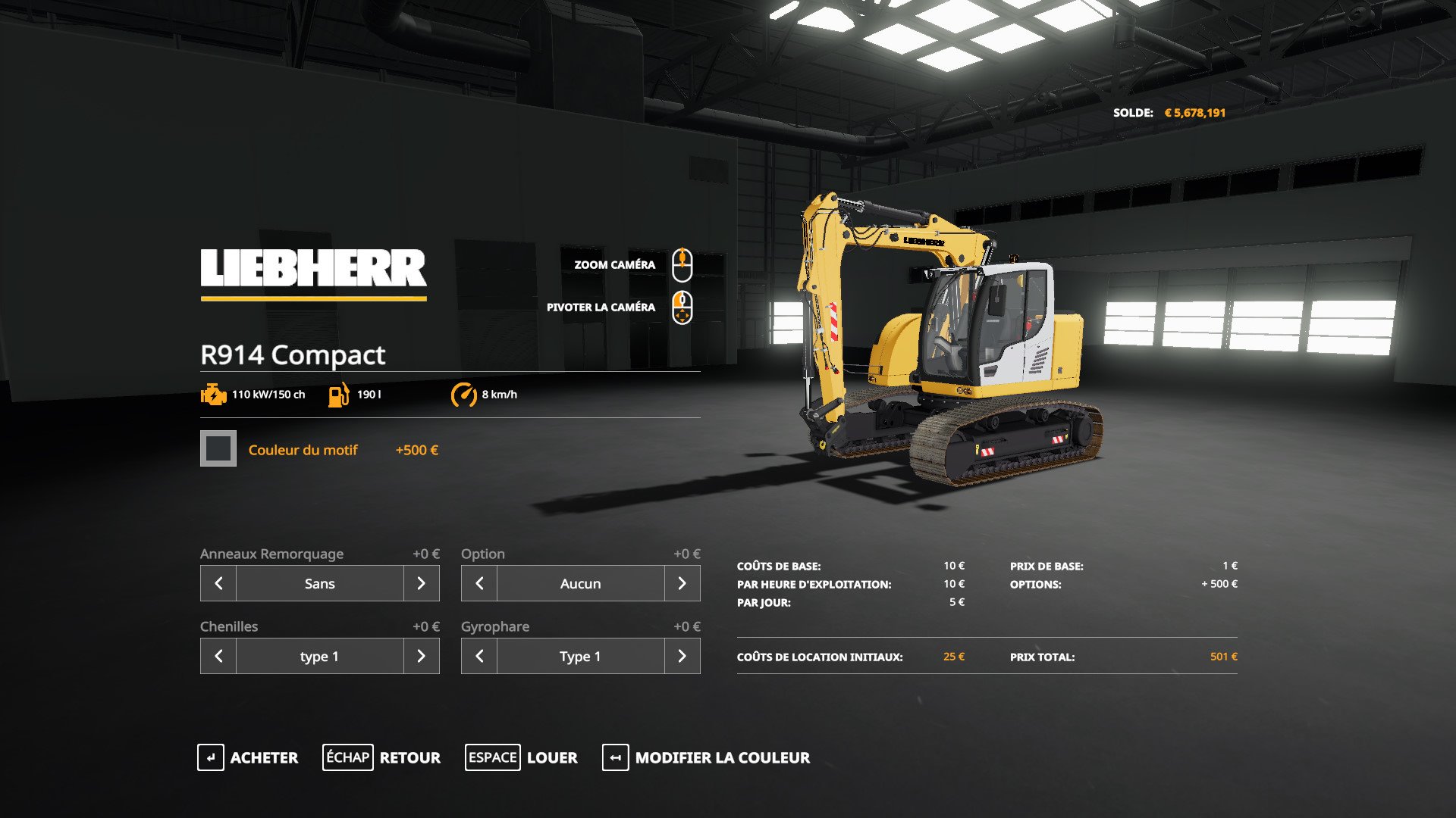 FS19 PC - LIEBHERR R914 Compact (Fini)... - SurfDuck Modding