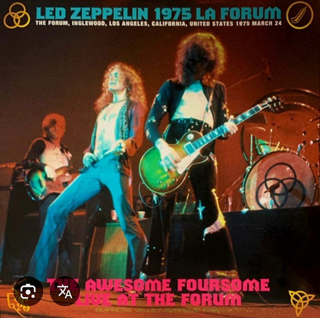 Led Zeppelin's 1975 LA Forum concert review