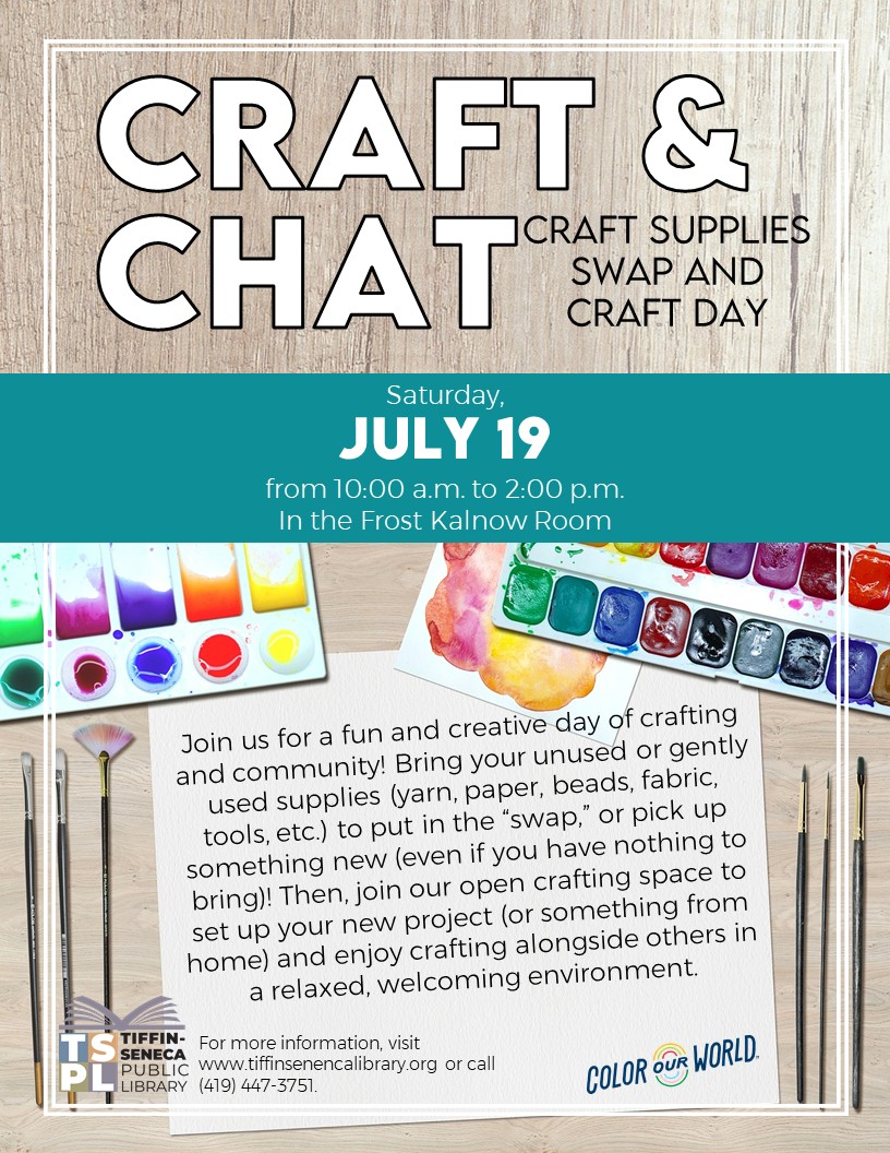 Craft & Chat: Craft Supplies Swap and Craft Day
