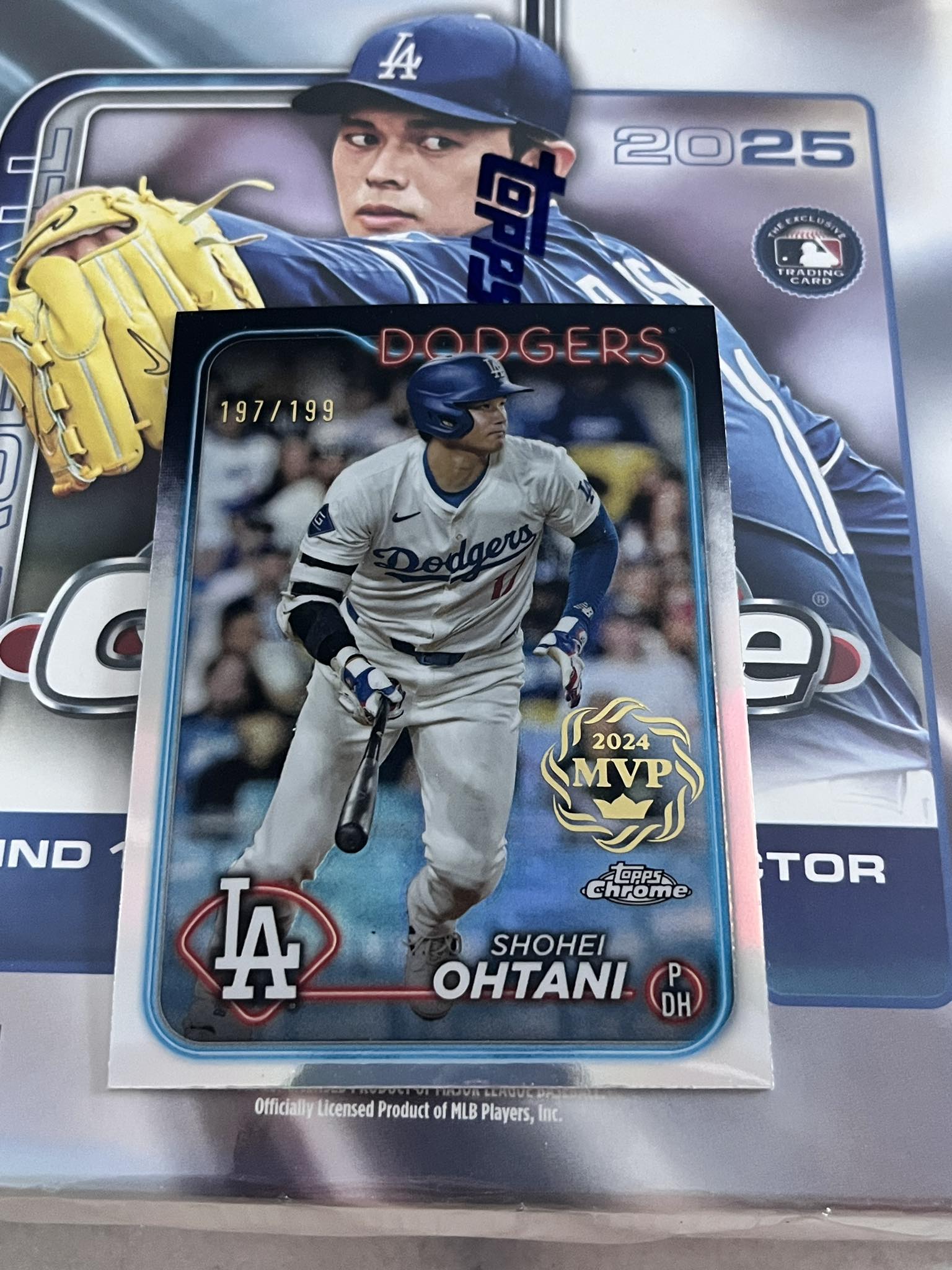 What is this 2024 MVP Shohei Ohtani Chrome card?