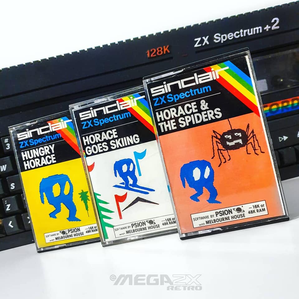 HUNGRY HORACE GOES Skiing & The Spiders gioco per computer ZX Spectrum 48k 128K 1982 EUR 42,25 - IT