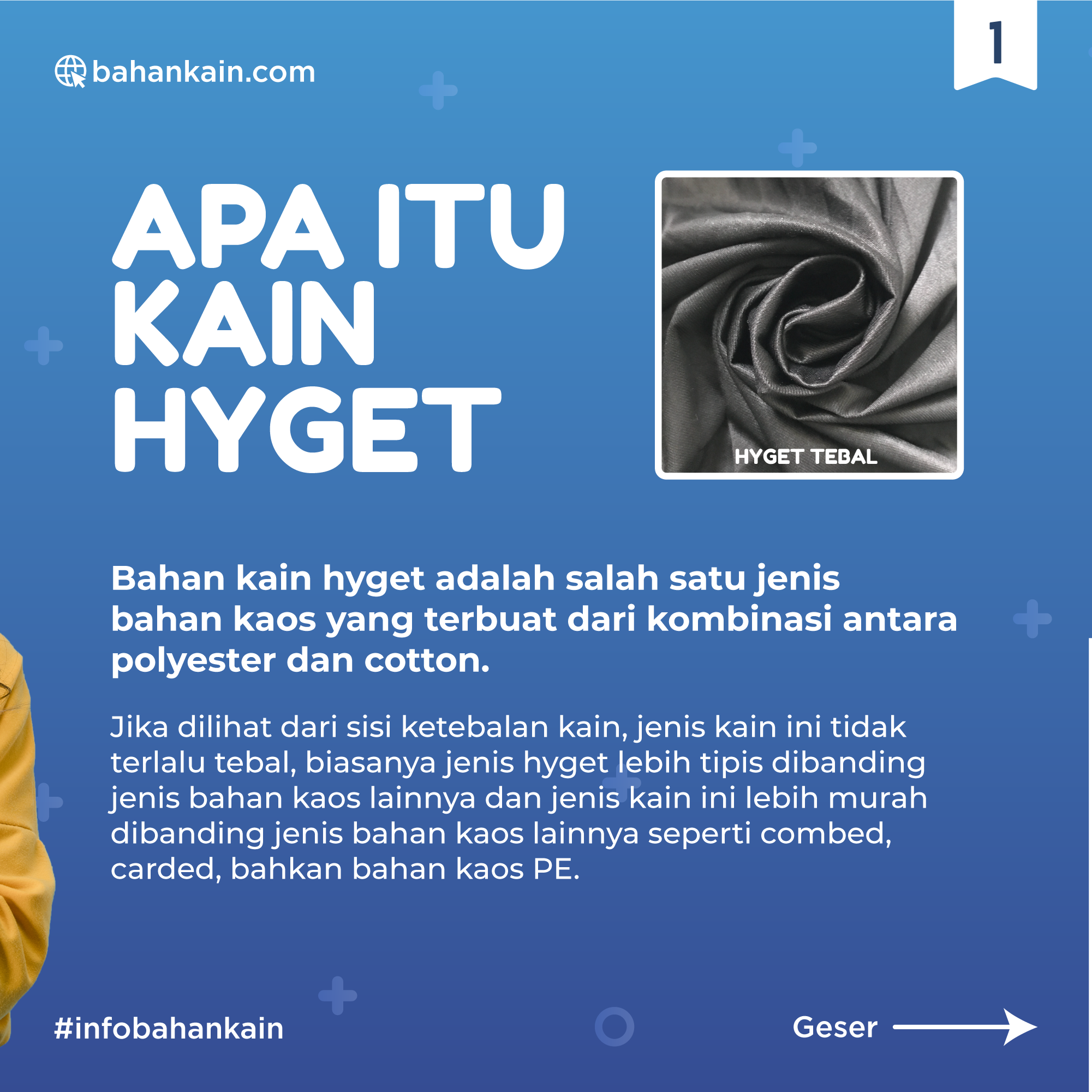 BahanKain - Bahan hyget adalah salah satu jenis bahan kaos...