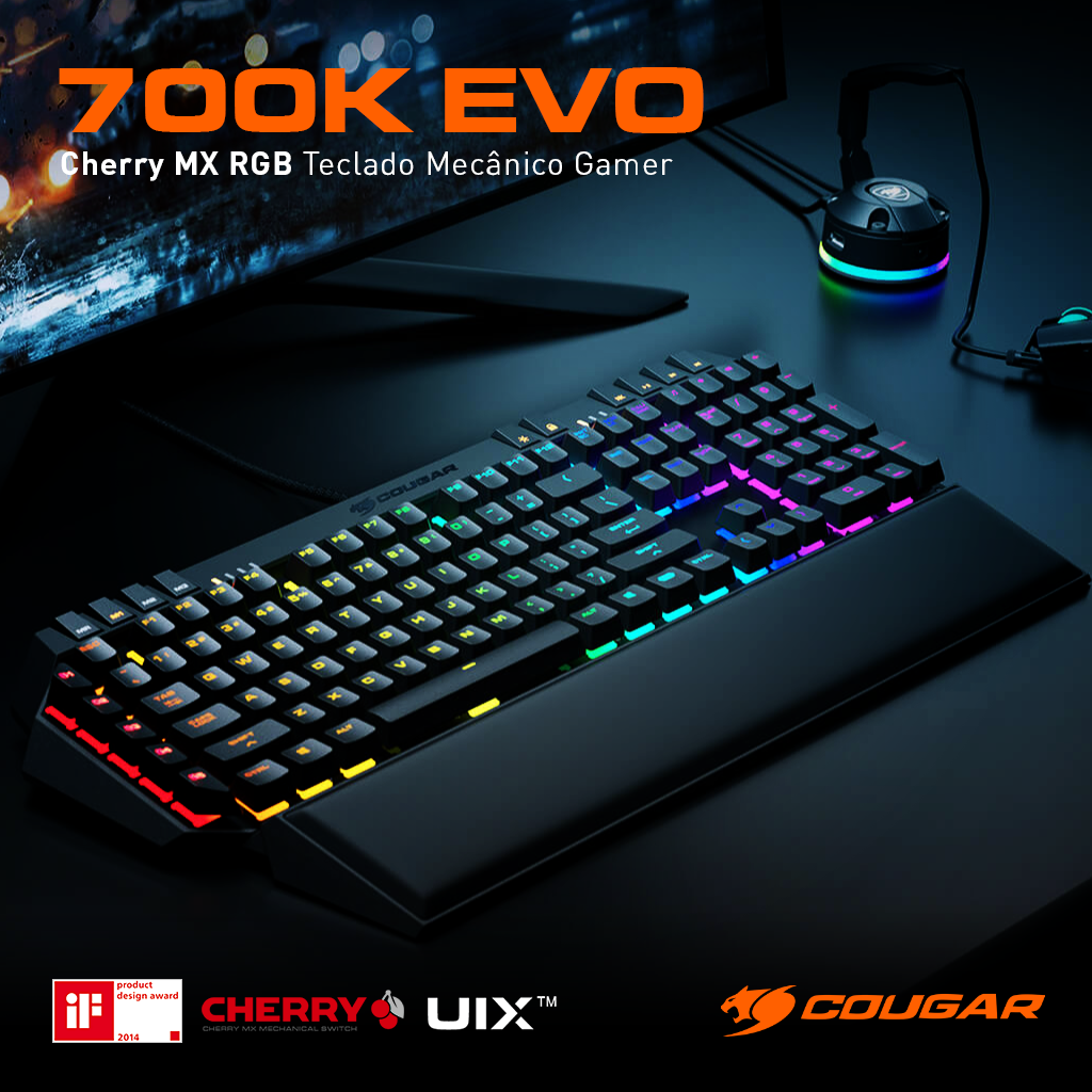 Terabyteshop - 🔥 O COUGAR 700K EVO é um teclado mecânico premium