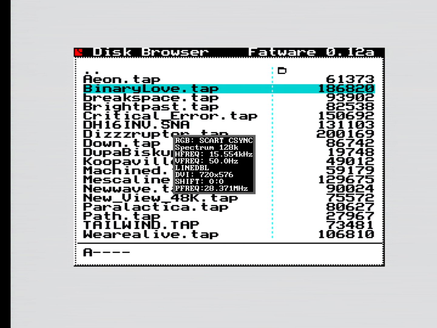 Rombo Vidi ZX digitizer for ZX Spectrum