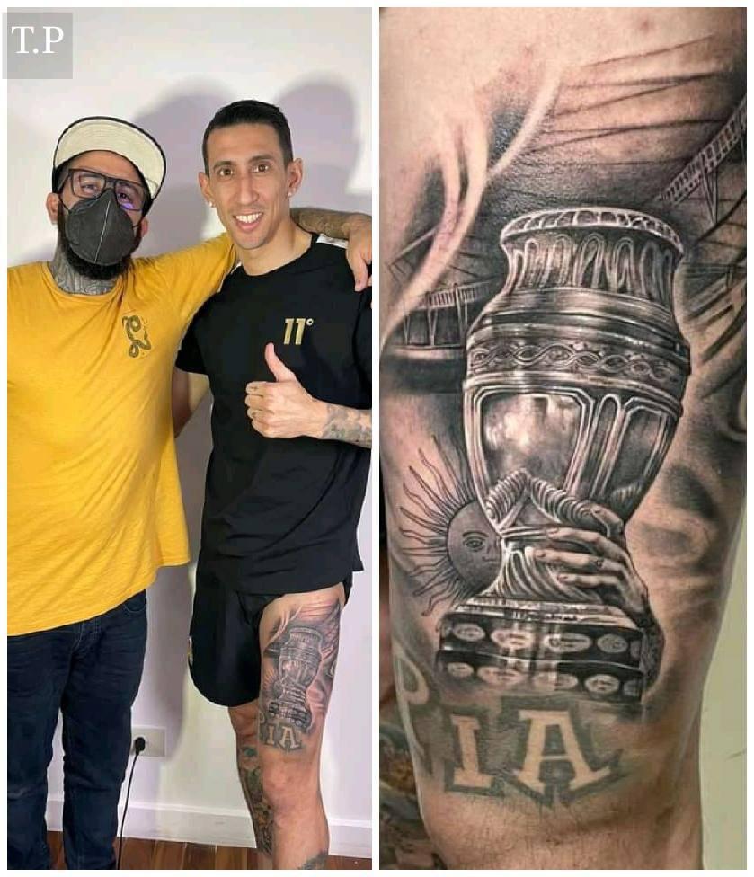 Tatouage Di Maria Coupe Du Monde