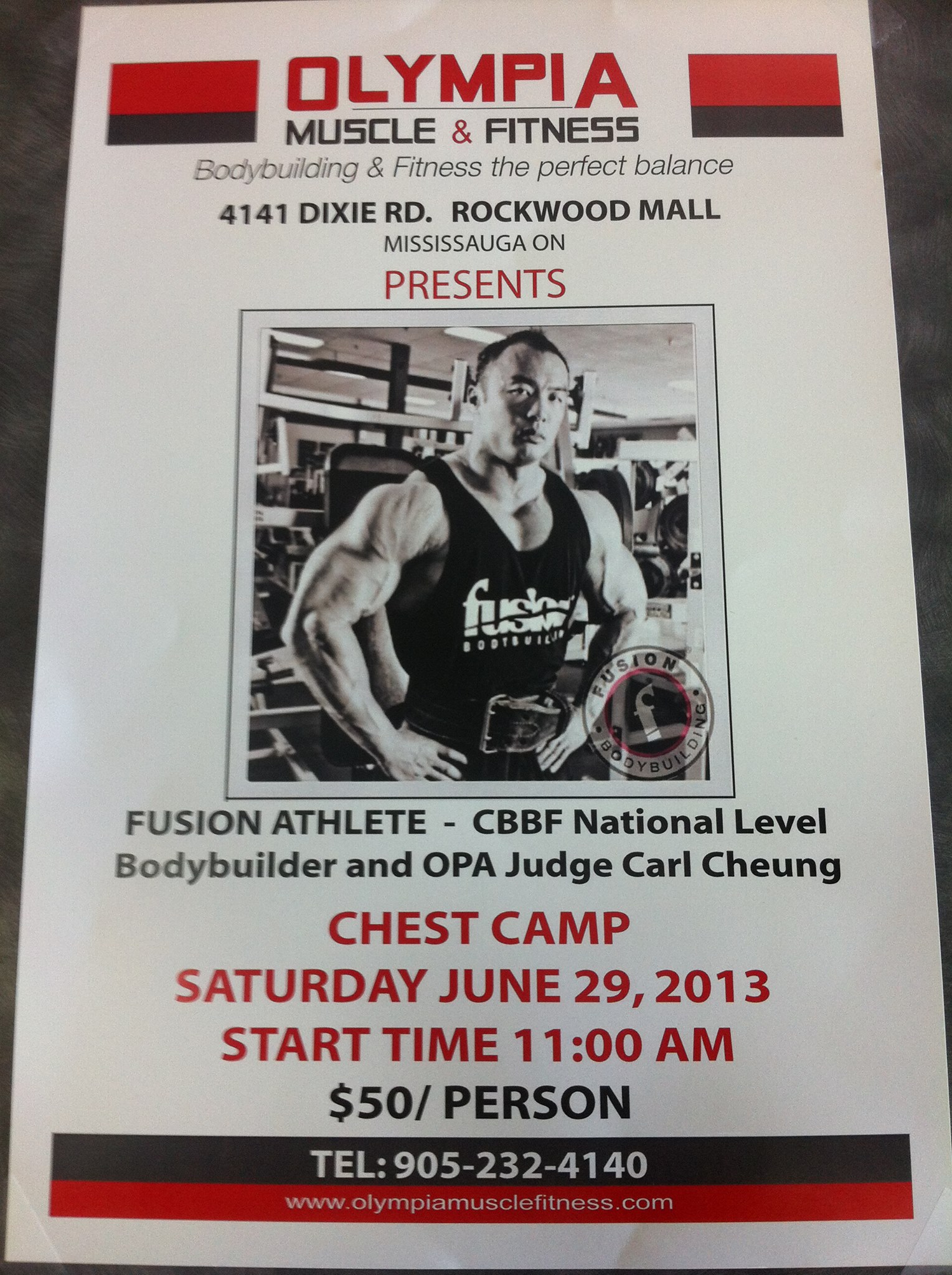 Olympia Muscle and Fitness | Mississauga ON