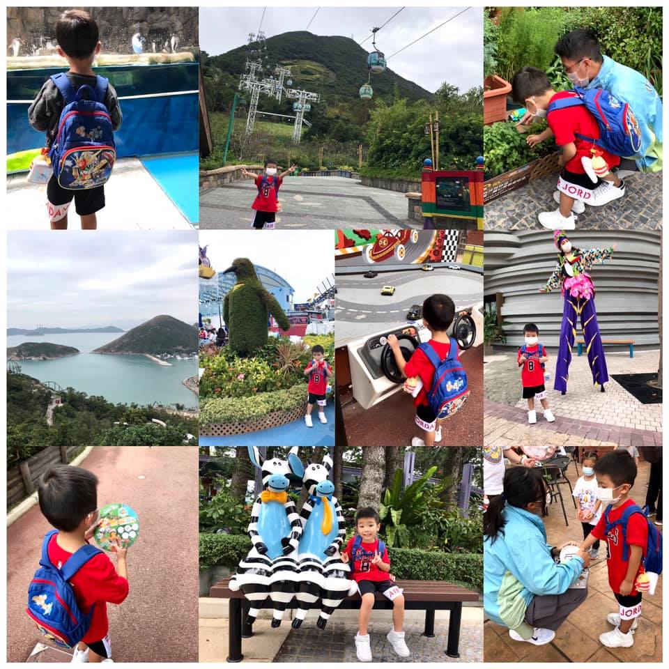 仁仔 happy kid 日記 - 🌸3號風球下的海洋公園🌸 原來所有機動遊戲暫停 今日好多小朋友。...