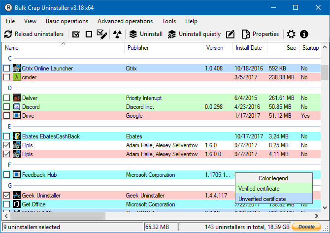 FileEagle.com - Bulk Crap Uninstaller is a free (as in speech) program ...