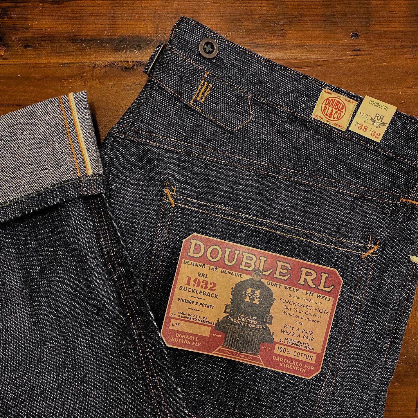 GARYU - . RRL Limited Edition Jean Rigid. . 日本では見かけることが 