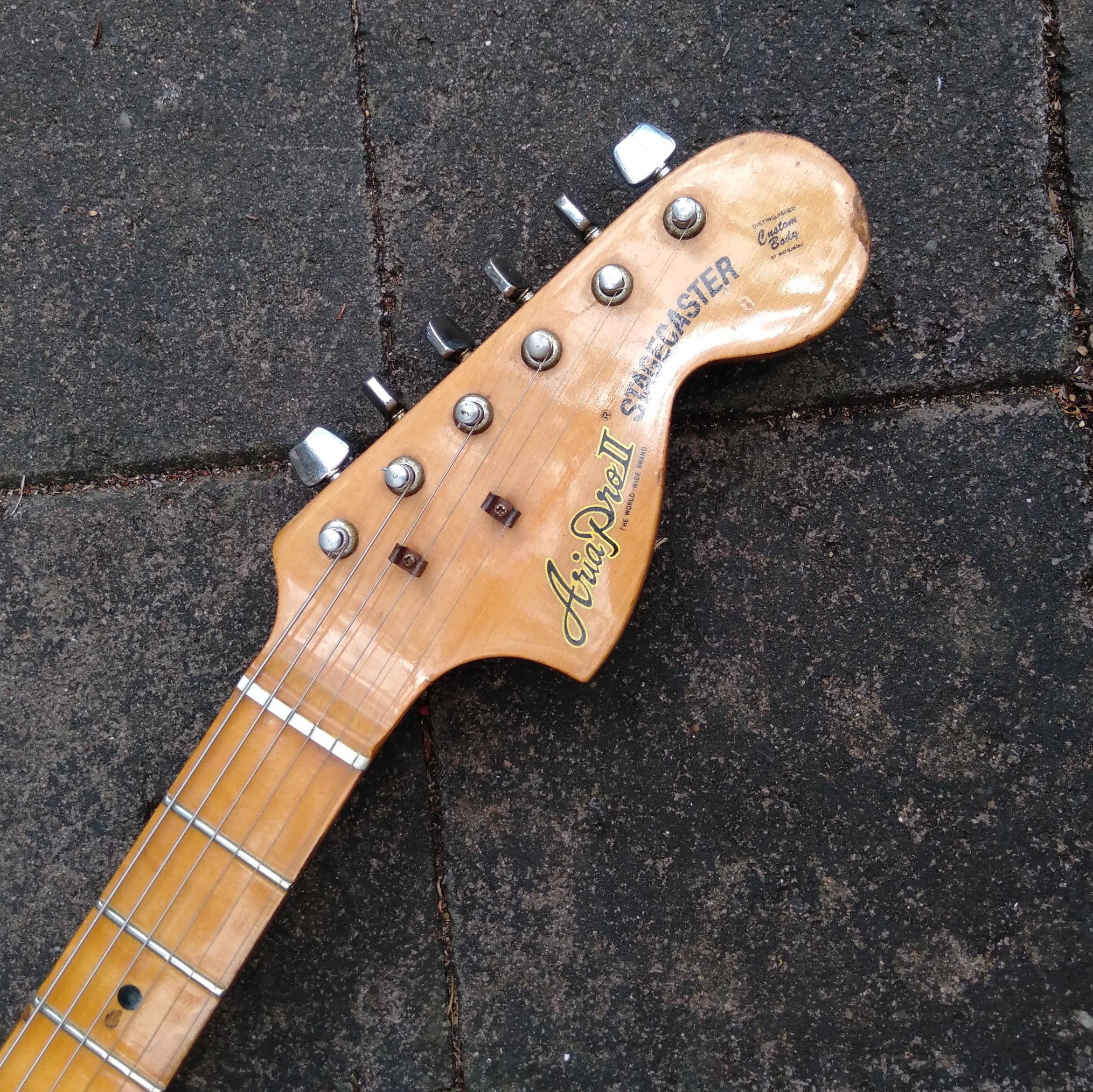 This '77 Matsumoku made Aria Pro II Stagecaster is heading to the