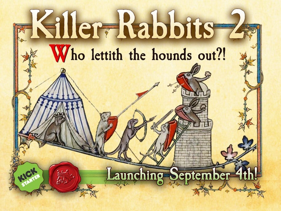 Killer Rabbits 2 Kickstarter goes live... - Satyr Art Studio