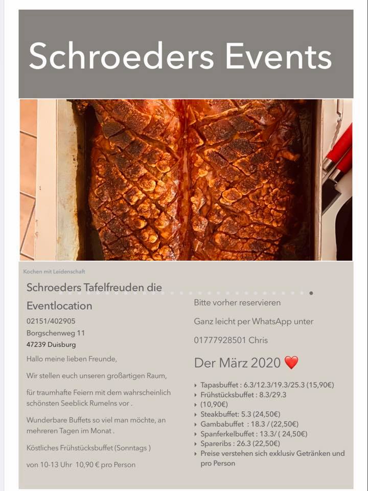 Schroeders Tafelfreuden Startseite Facebook