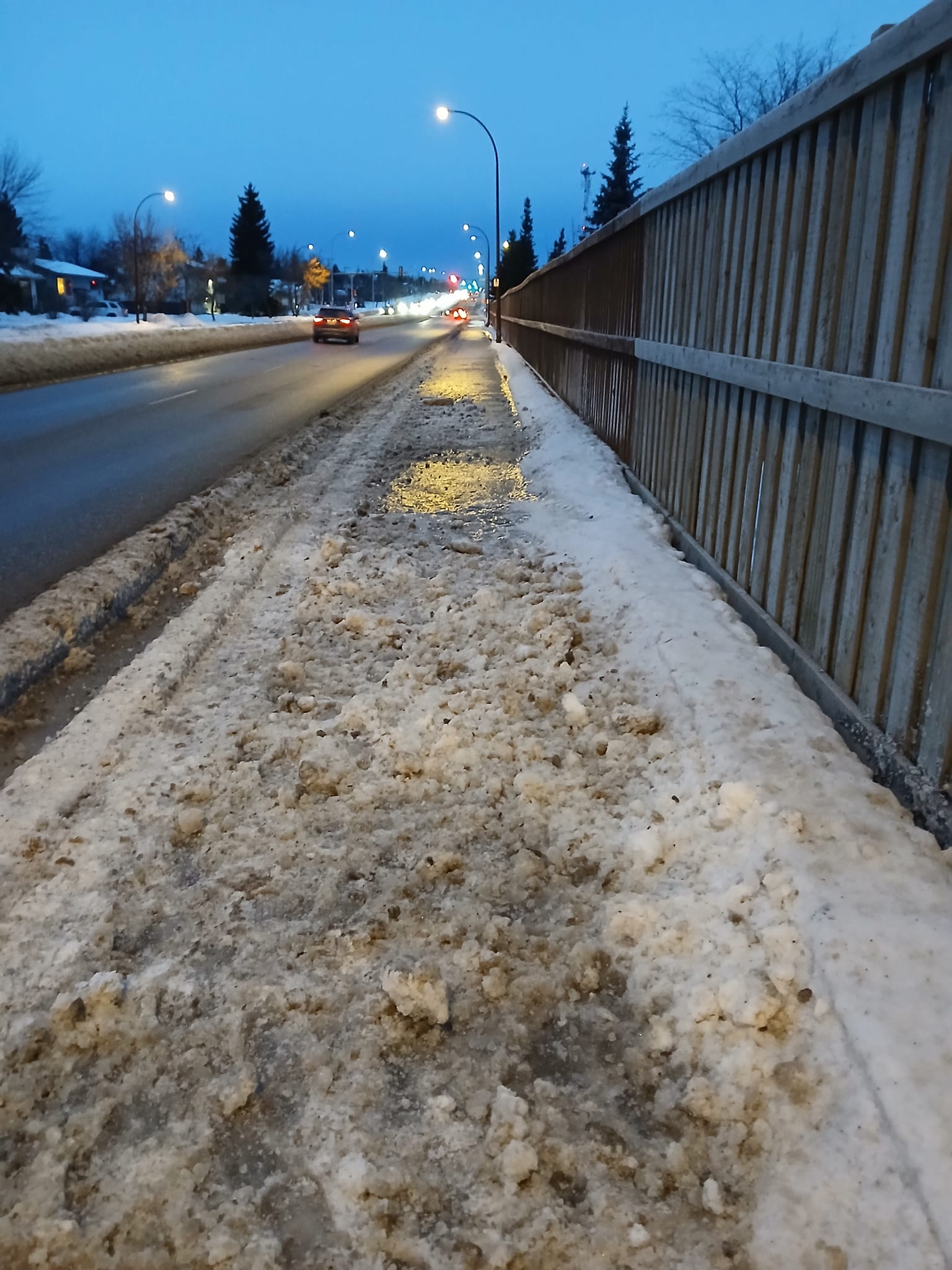 WTF PRINCE ALBERT | The side street ice ruts are bad enough | Facebook