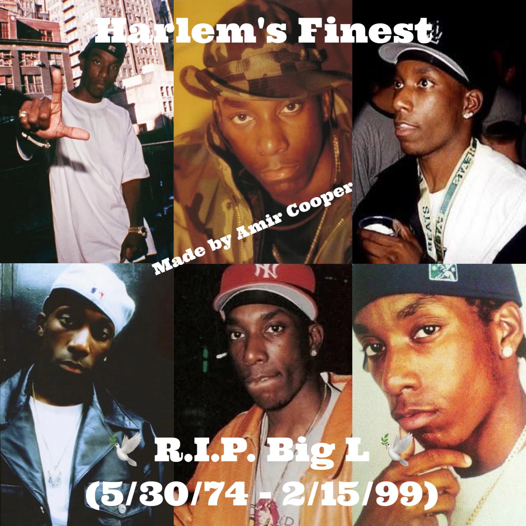 Big L in the studio with Herb McGruff and Jim Jones