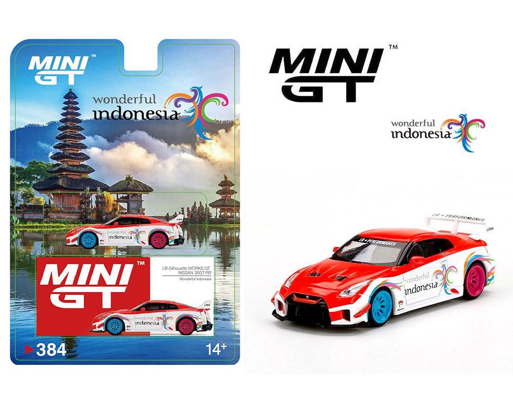 LB*WORKS Magic Pearl R35 MINI GT model
