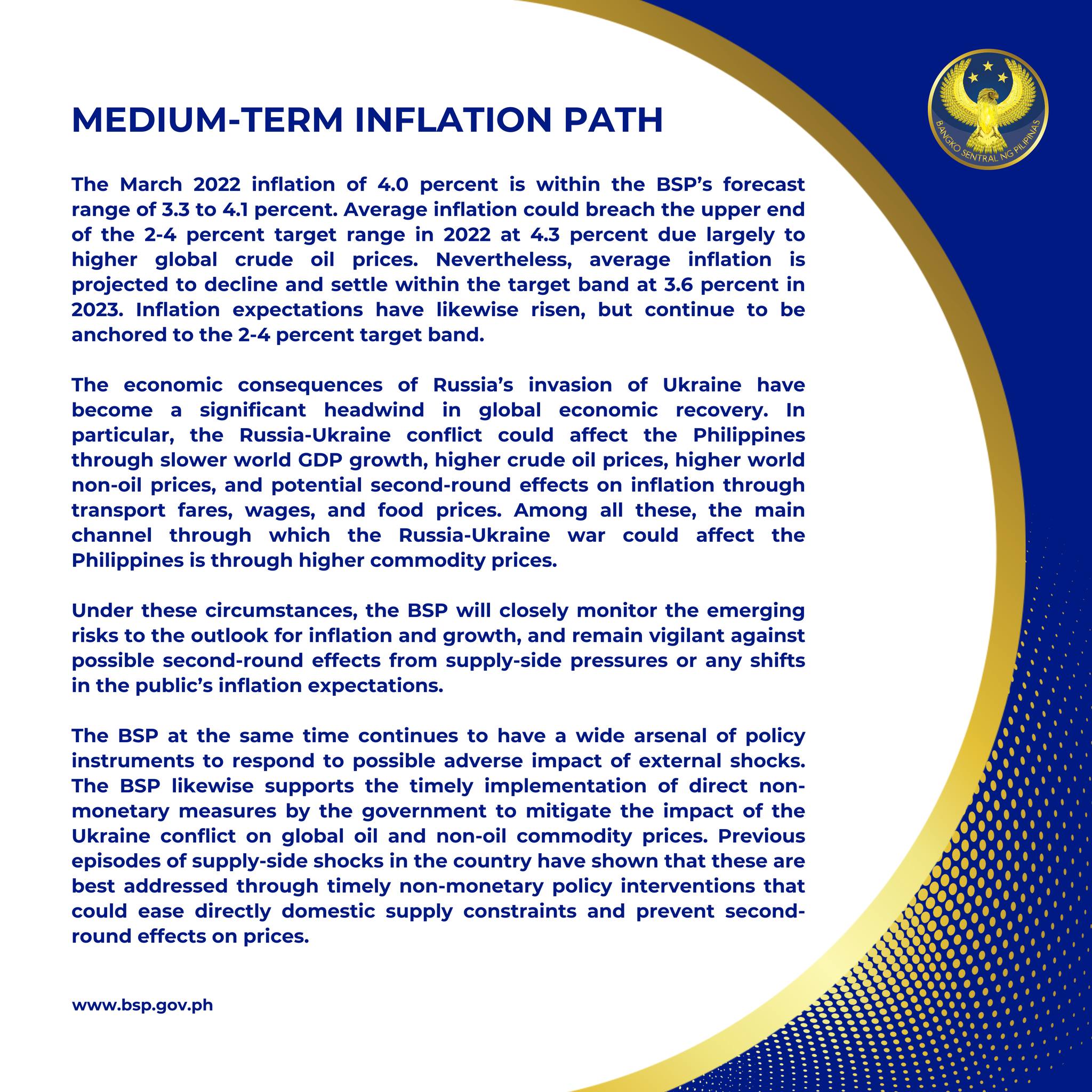 BSP Statement on the... - Bangko Sentral ng Pilipinas