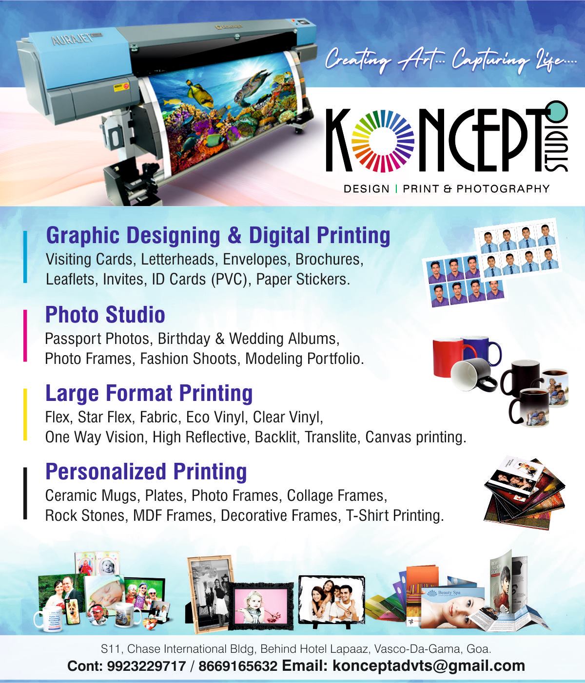 Koncept Graphics Designing / Advertising / Printing | Vasco Da Gama