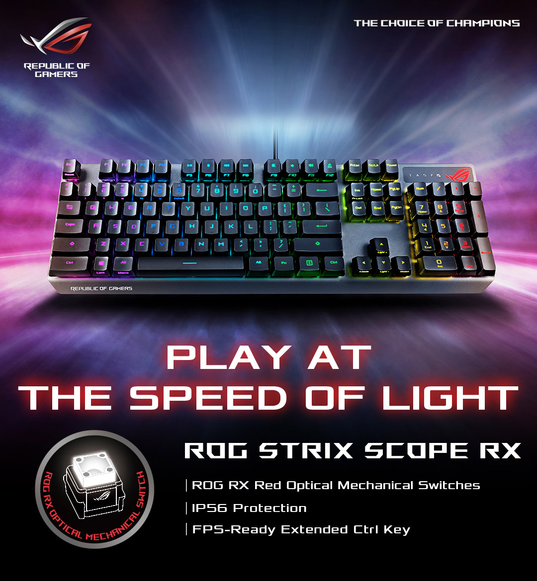 ROG STRIX SCOPE RX Gaming... - ASUS Republic of Gamers | Facebook