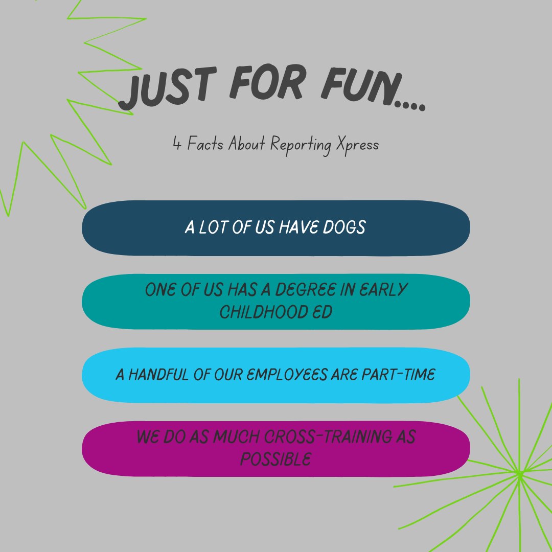 Some more random facts, just for fun...... - Reporting Xpress