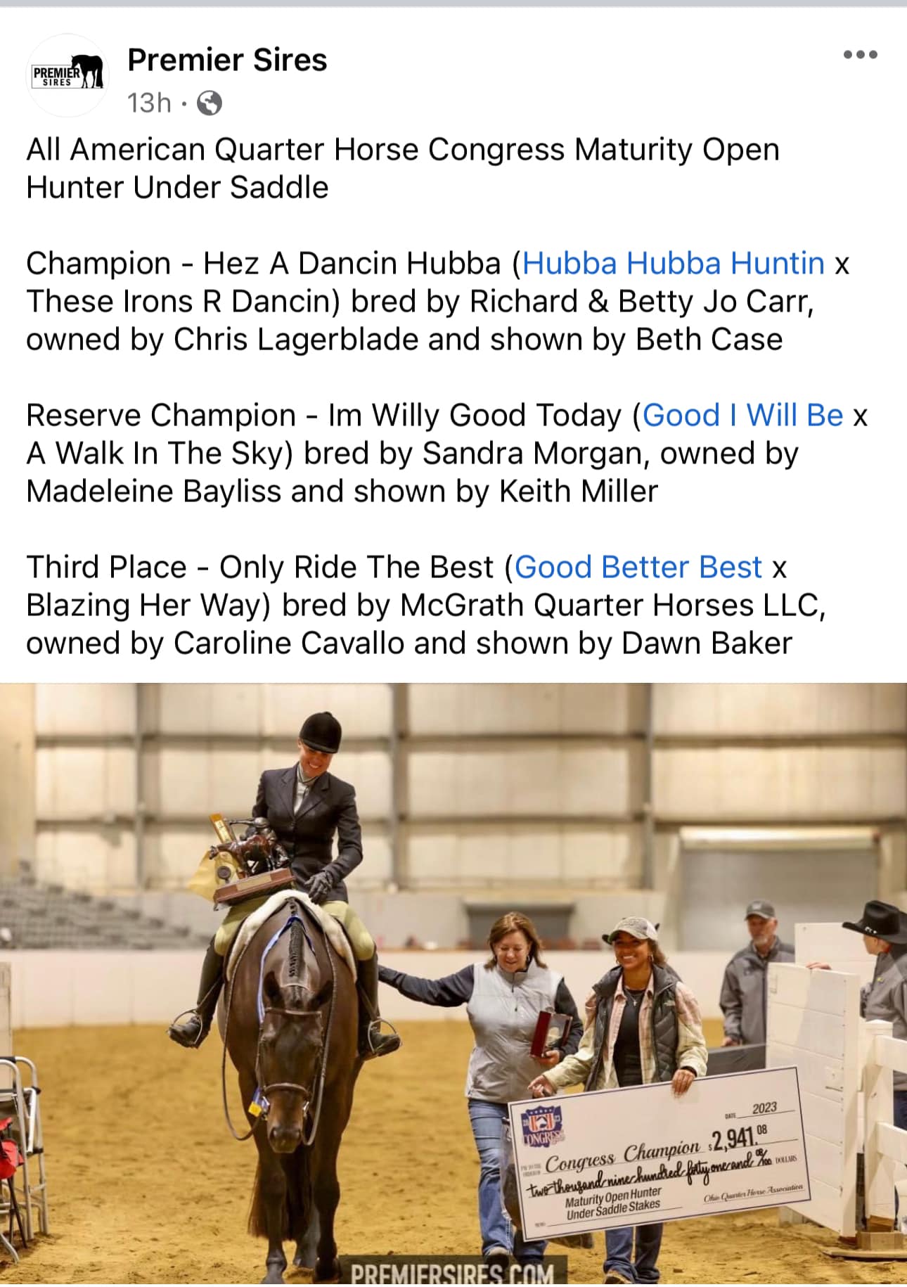 Brown Performance Horses LLC | Wanatah IN