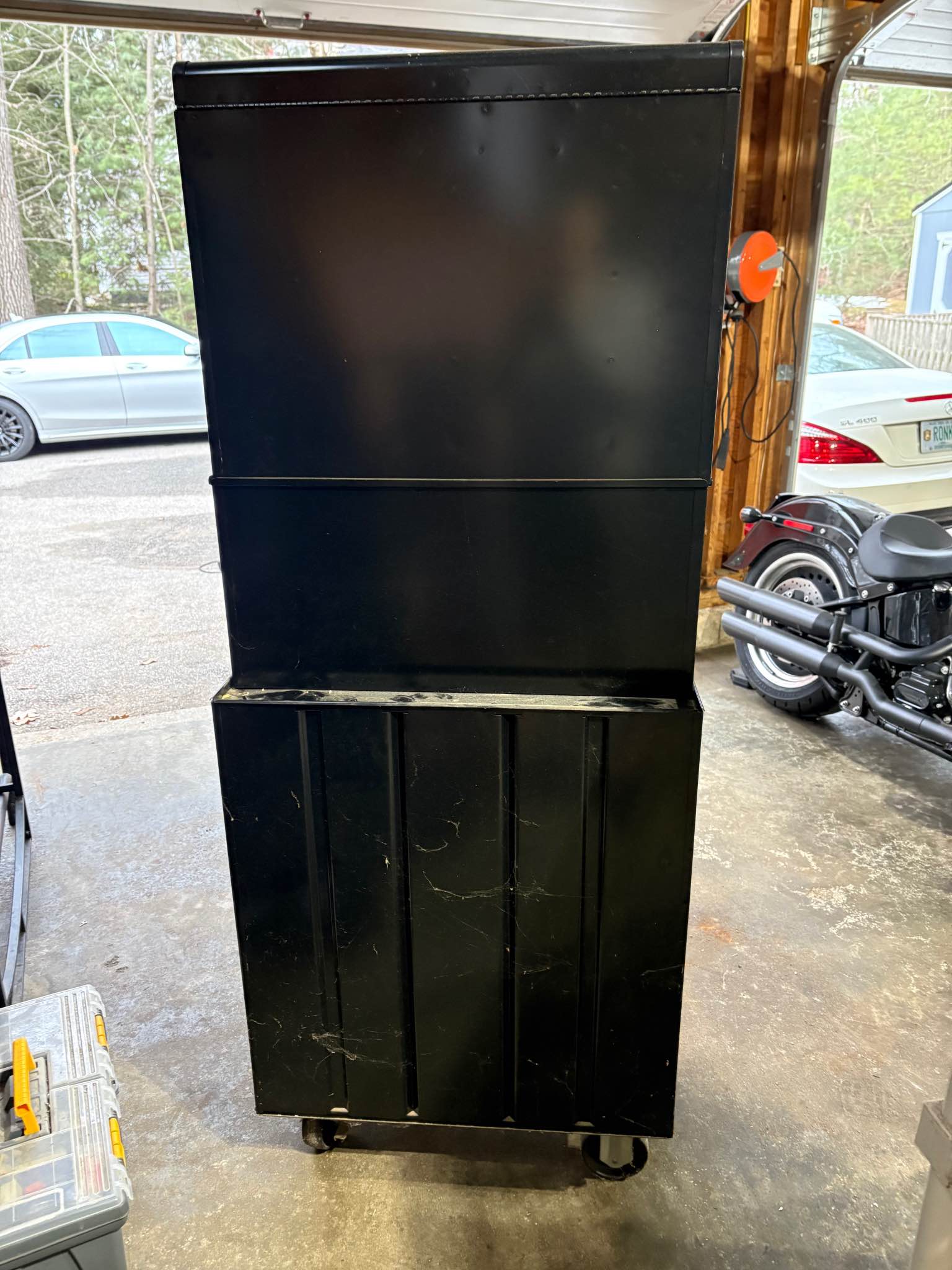 Craftsman three piece rolling tool chest 65 inches tall and 27 inches ...