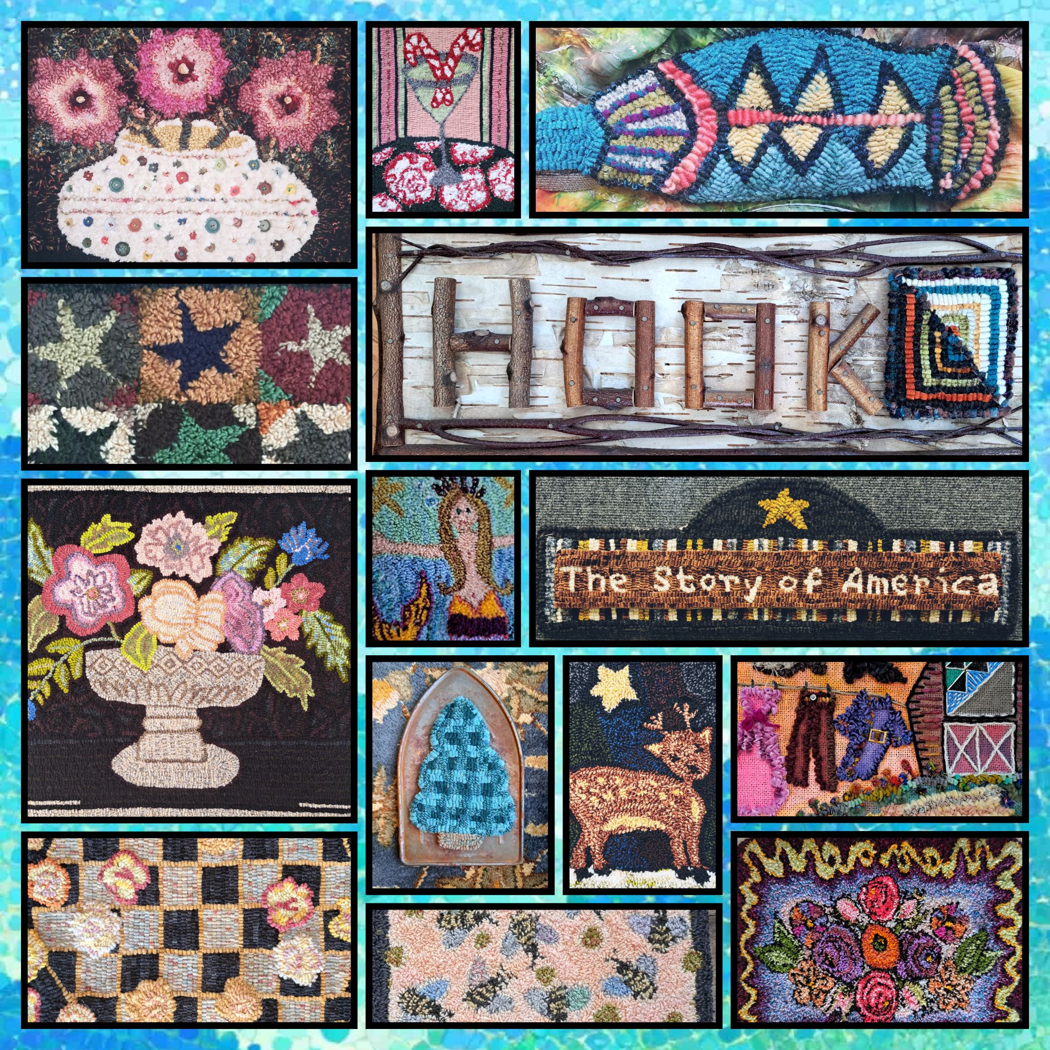 Sharing year end project collage tradition