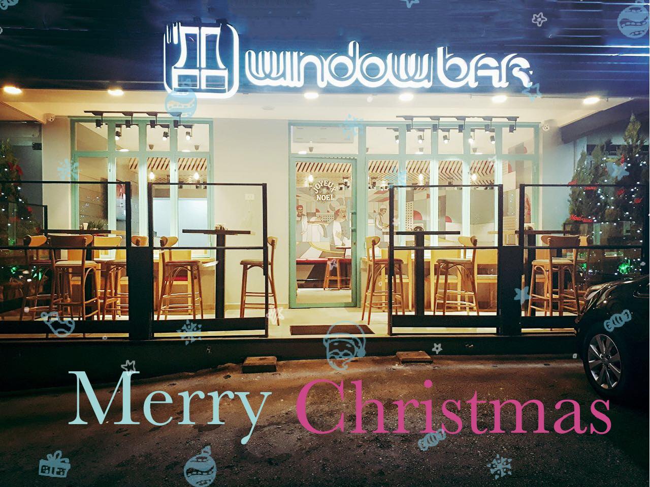 Window Bar - Wishing you a WHITE Christmas 🎄 , but if the WHITE runs ...