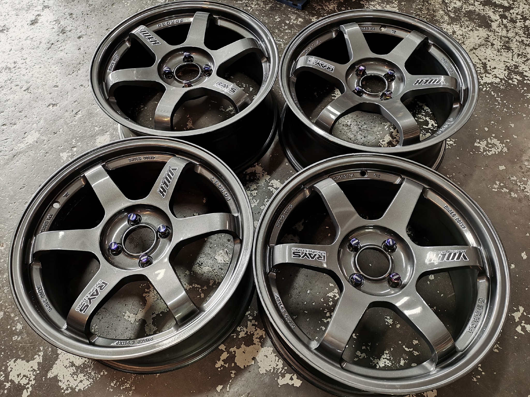 Rim Work Racing Te37 17 5 Hole Pcd 100 Zerotohundred