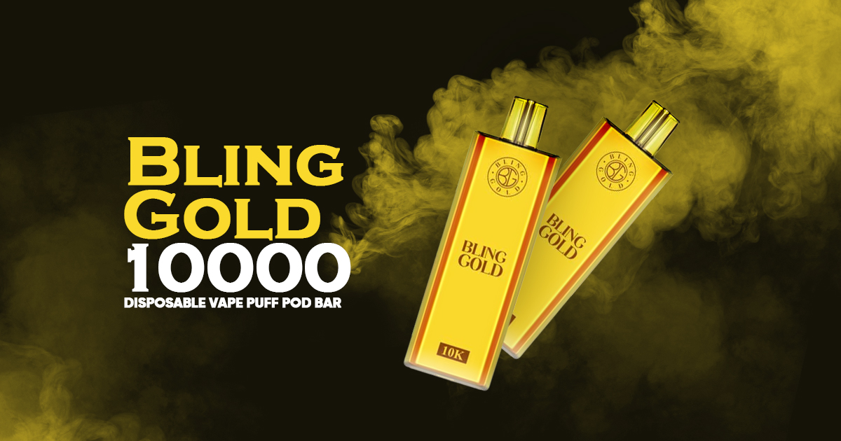 gold bar vape box of 10 🌟 Shop now for the Bling 10000 Disposable Puff Pod Pack 10! 💨 Elevate your vaping experience with this luxurious and convenient option from Vape UK Supplier. Don't Resistance:1.2 ohm Mesh Coils 8-12W Fifty Bar 20K Disposable 20000 Puffs