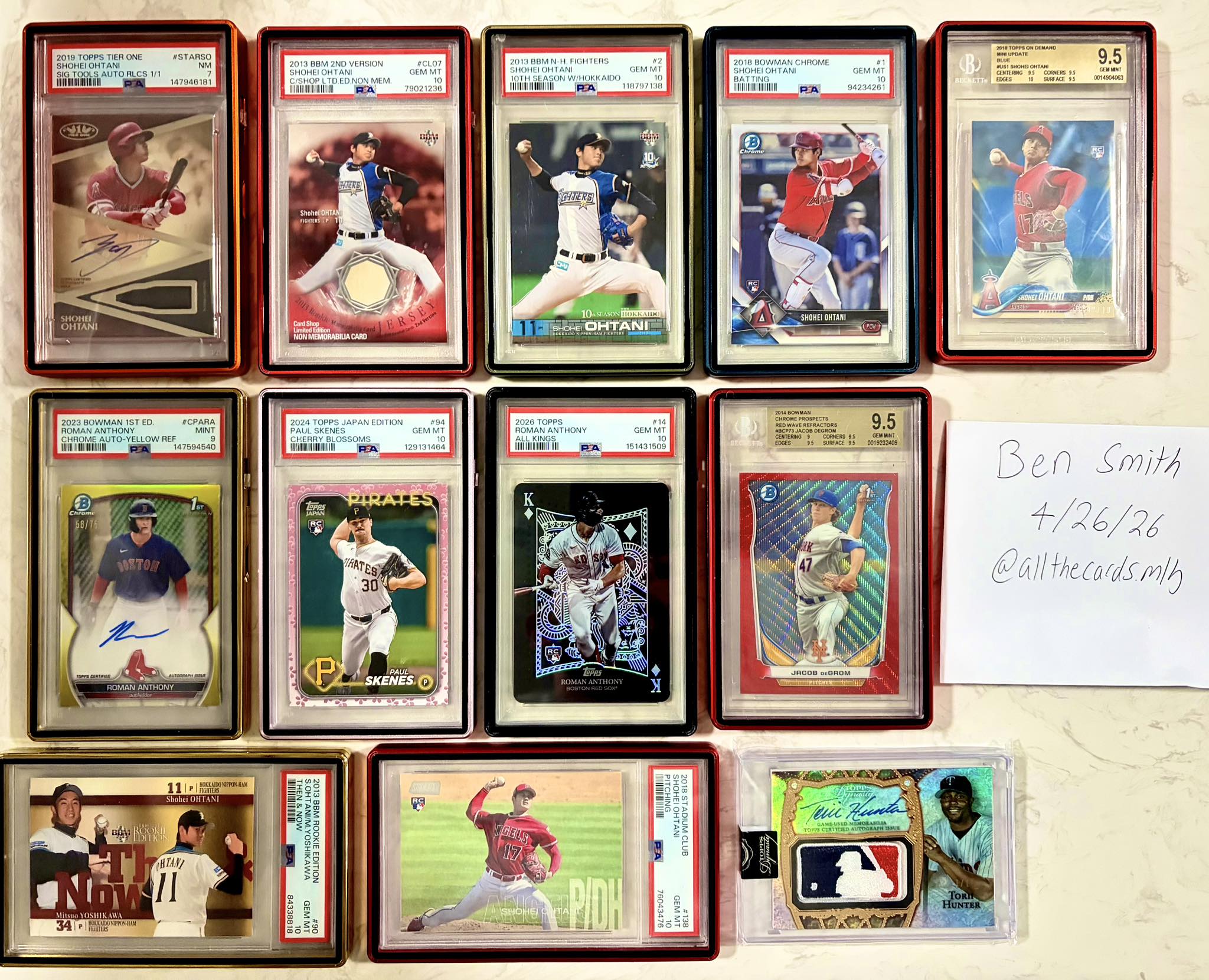 2018 Bowman Platinum Green 99 RC 99枚シリアルNo 大谷翔平 ルーキー 