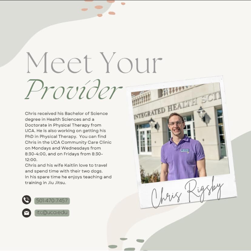 Meet Dr. Chris Rigsby #ucaccc - Community Care Clinic | Facebook