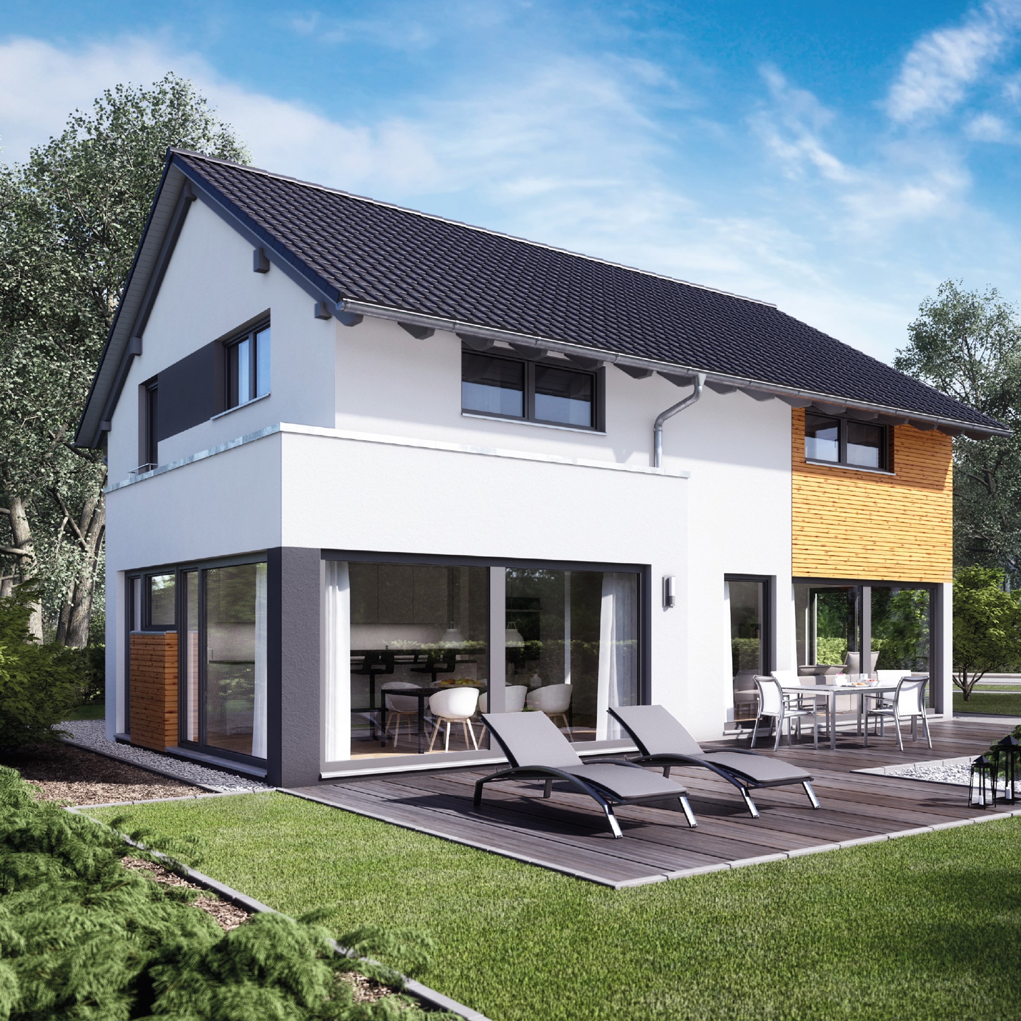 Das Satteldach ist der Klassiker... - Büdenbender Hausbau