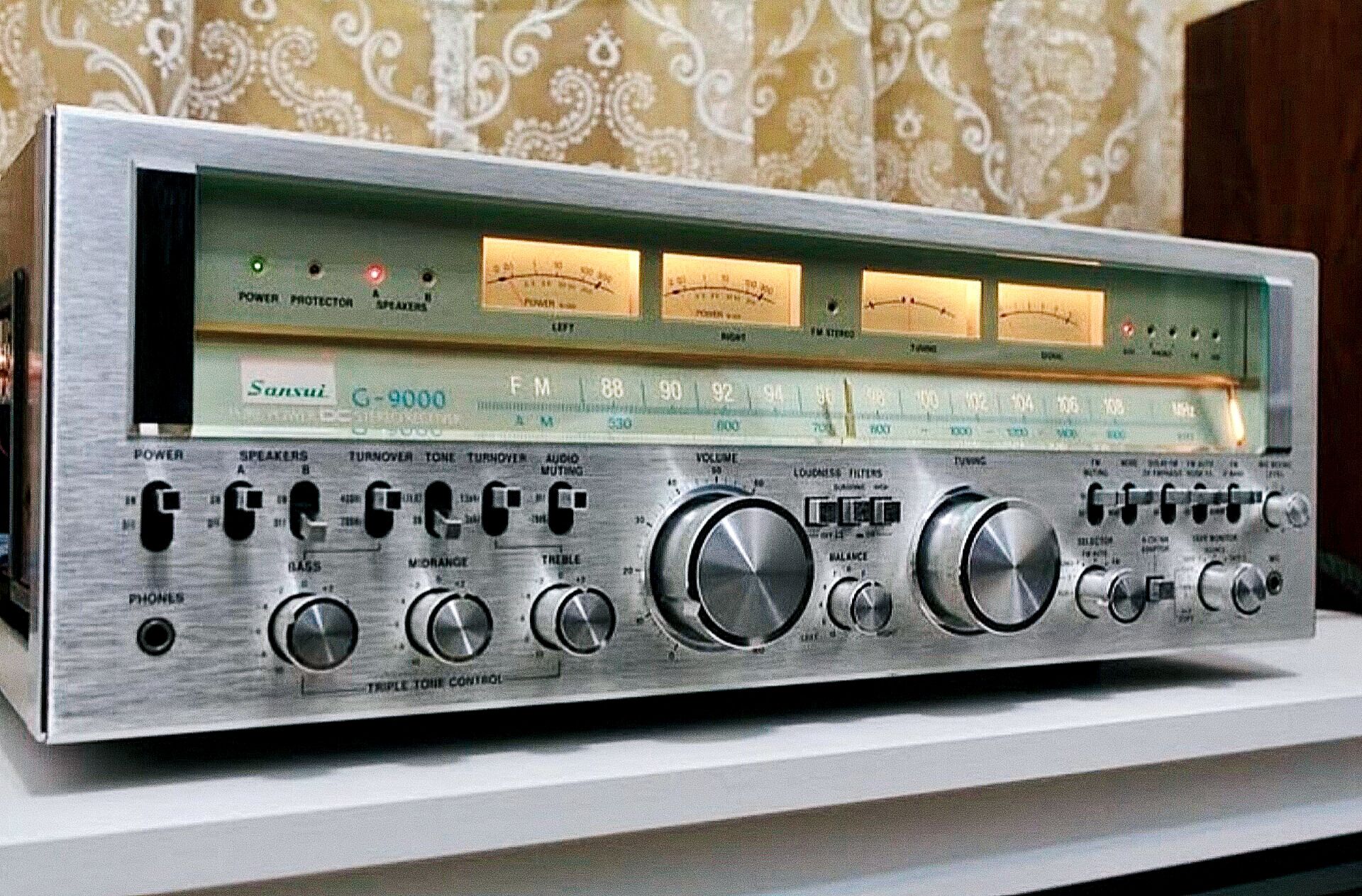 Sansui G-971 Pure Power DC Stereo Receiver.