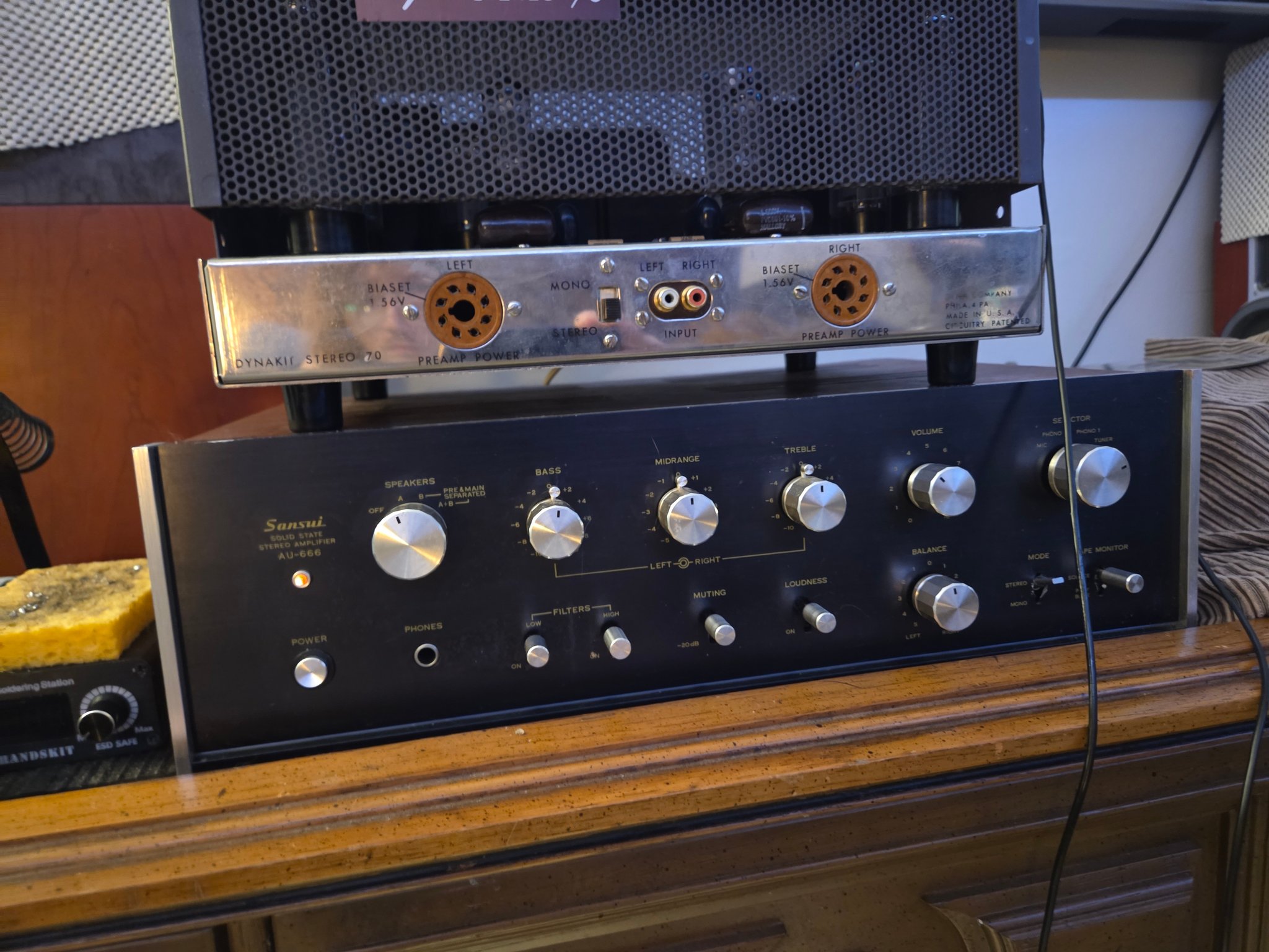 Sansui AU-D607G amplifier sounds great