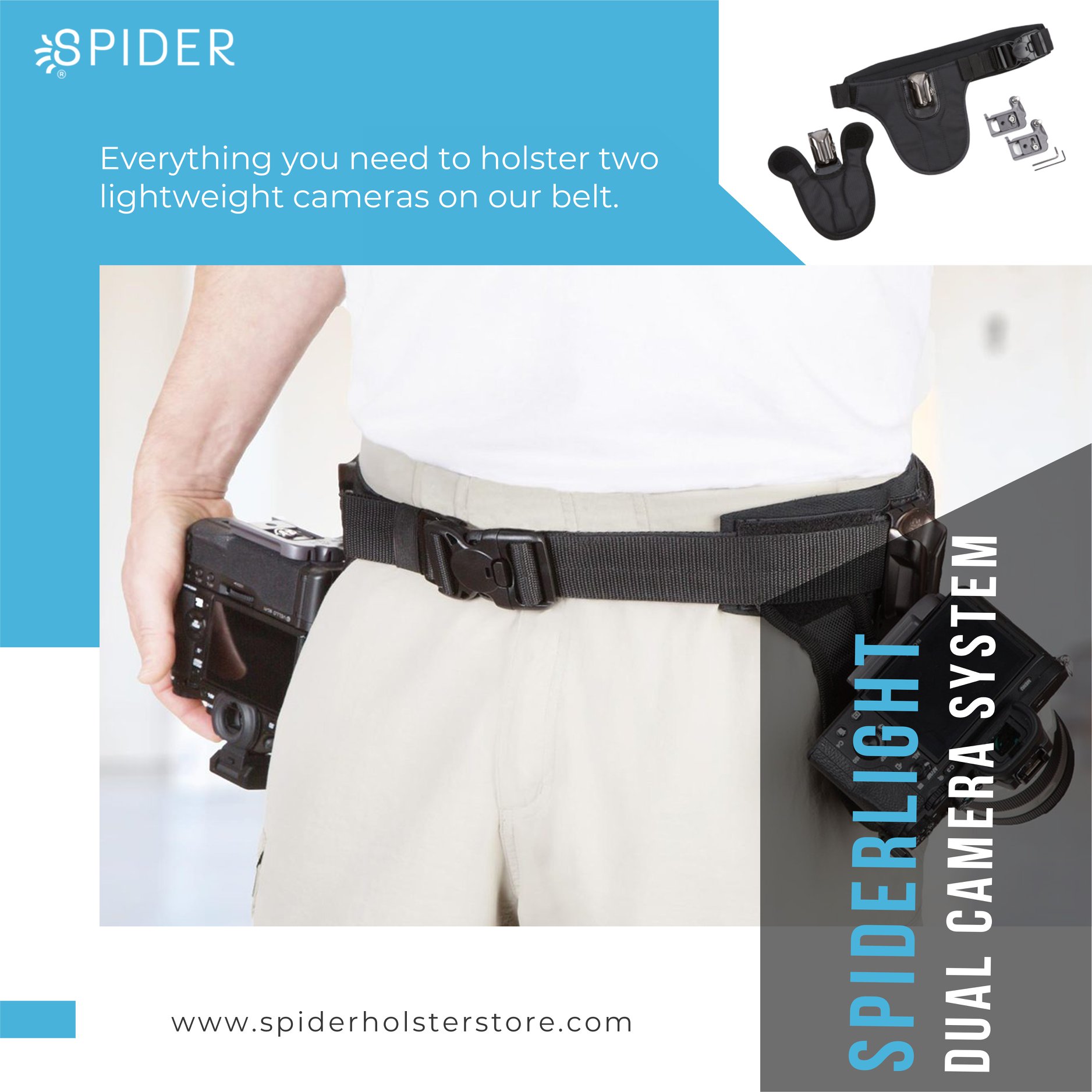 The SpiderLight Dual Camera System... - Spider Holster Asia | Facebook