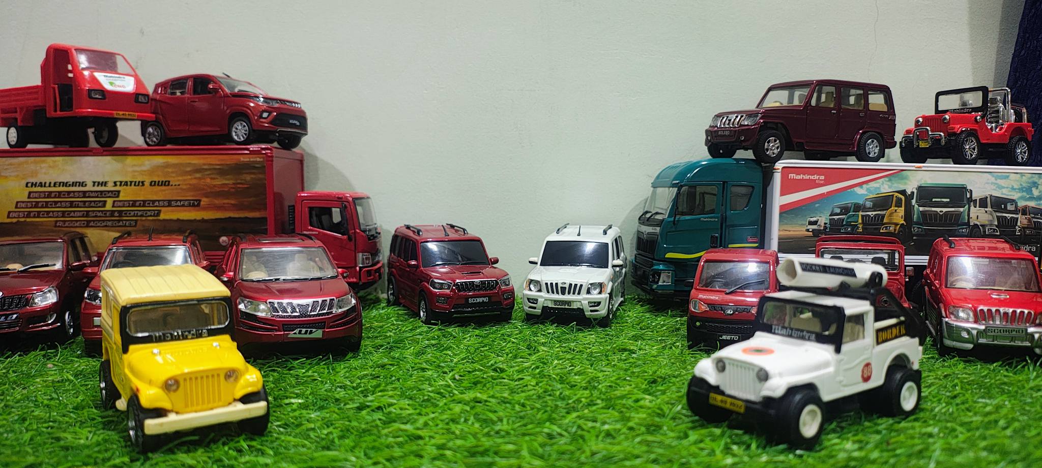 Mahindra die-cast model car collection