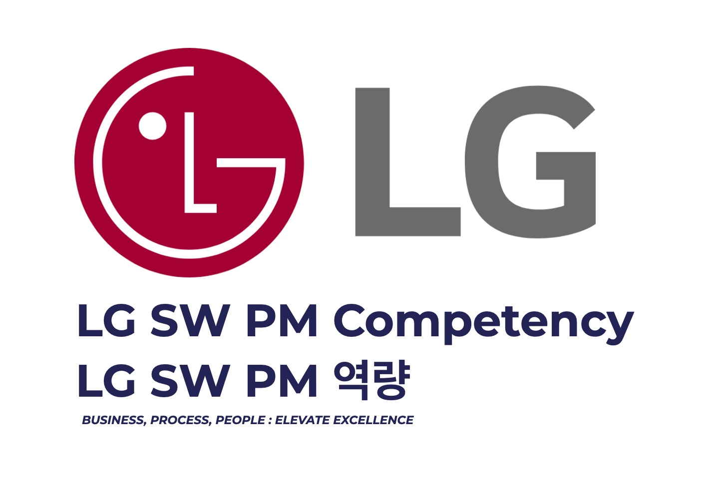 Kim - [경축] LG SW PM 역량인증, LG그룹 인사평가체계 등록 1. 시작: 변화에 대한 질문 — 