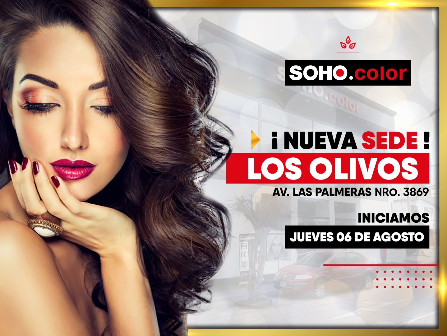 Soho Color - 𝗡𝗨𝗘𝗩𝗔 𝗦𝗘𝗗𝗘. 𝗟𝗢𝗦 𝗢𝗟𝗜𝗩𝗢𝗦 📣 Seguimos creciendo y... | Facebook