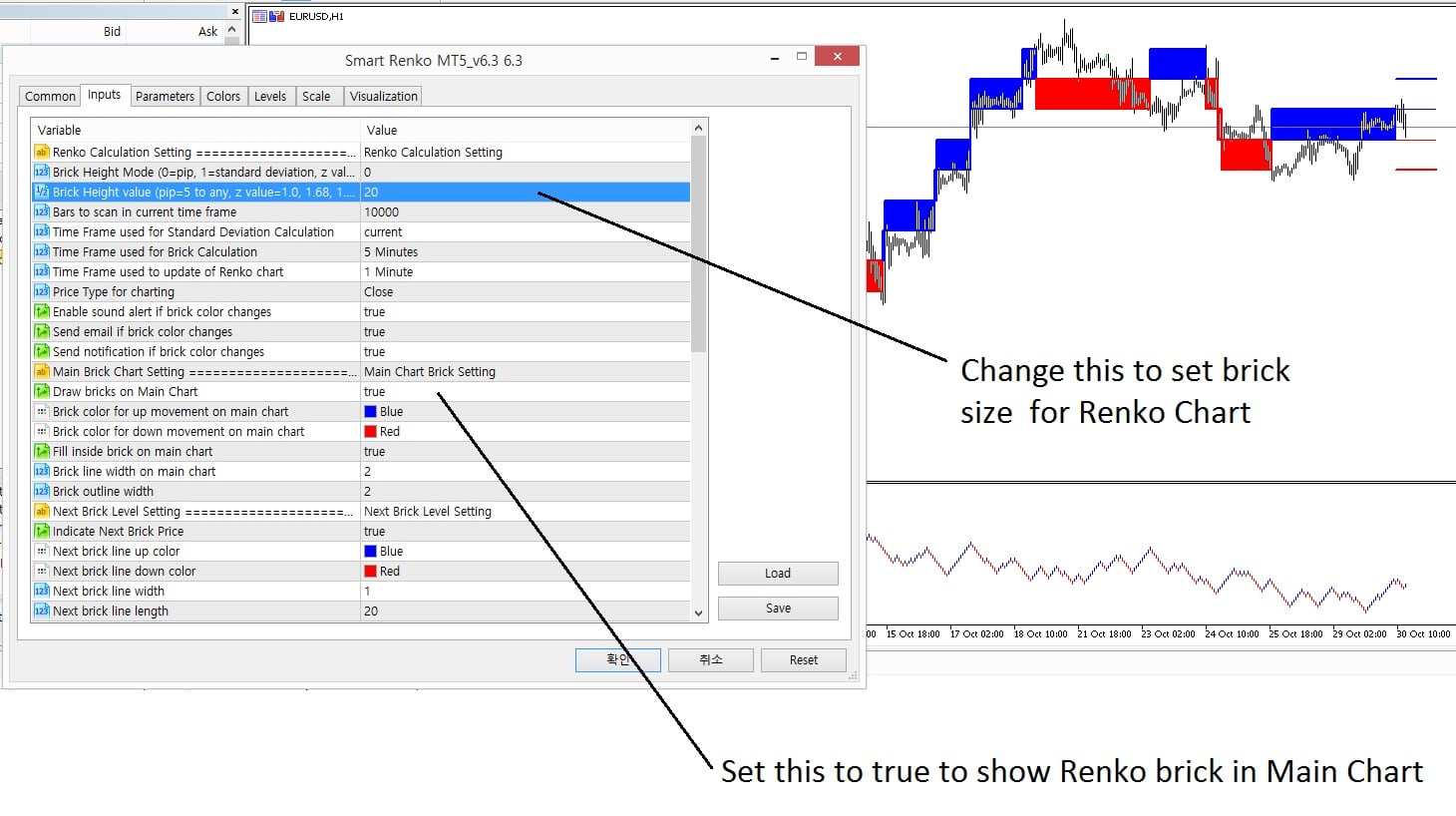 How to Change Renko Brick... - Price Breakout Pattern Scanner