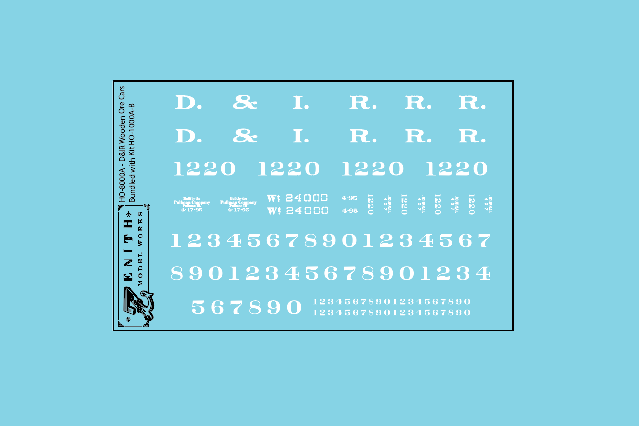 The Zenith Model Works decal line is... - Zenith Model Works