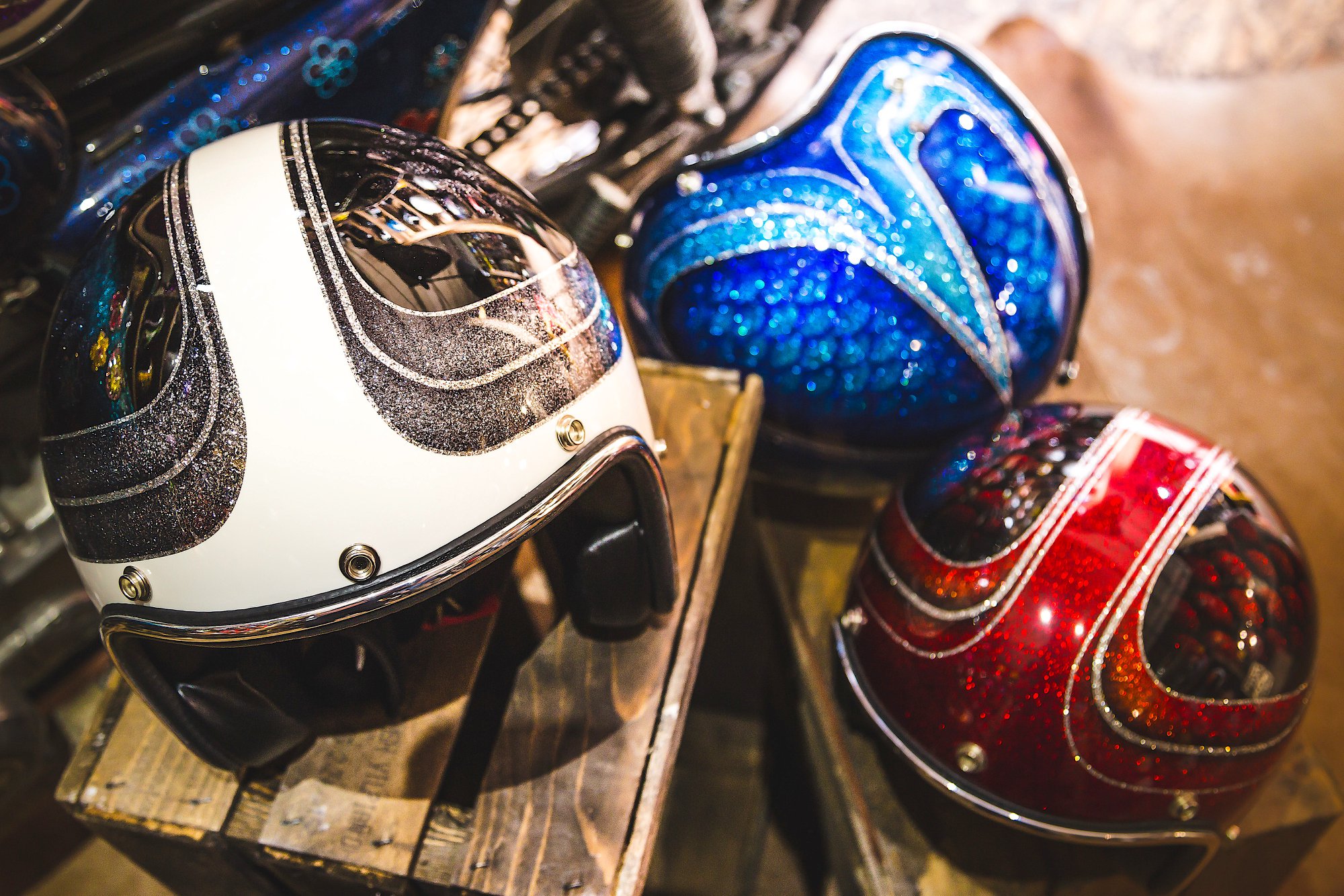 fish motorcycle helmet Cover - Clown Dive into a sea of smiles with this Clown Fish Motorcycle Helmet Cover Fish Scales