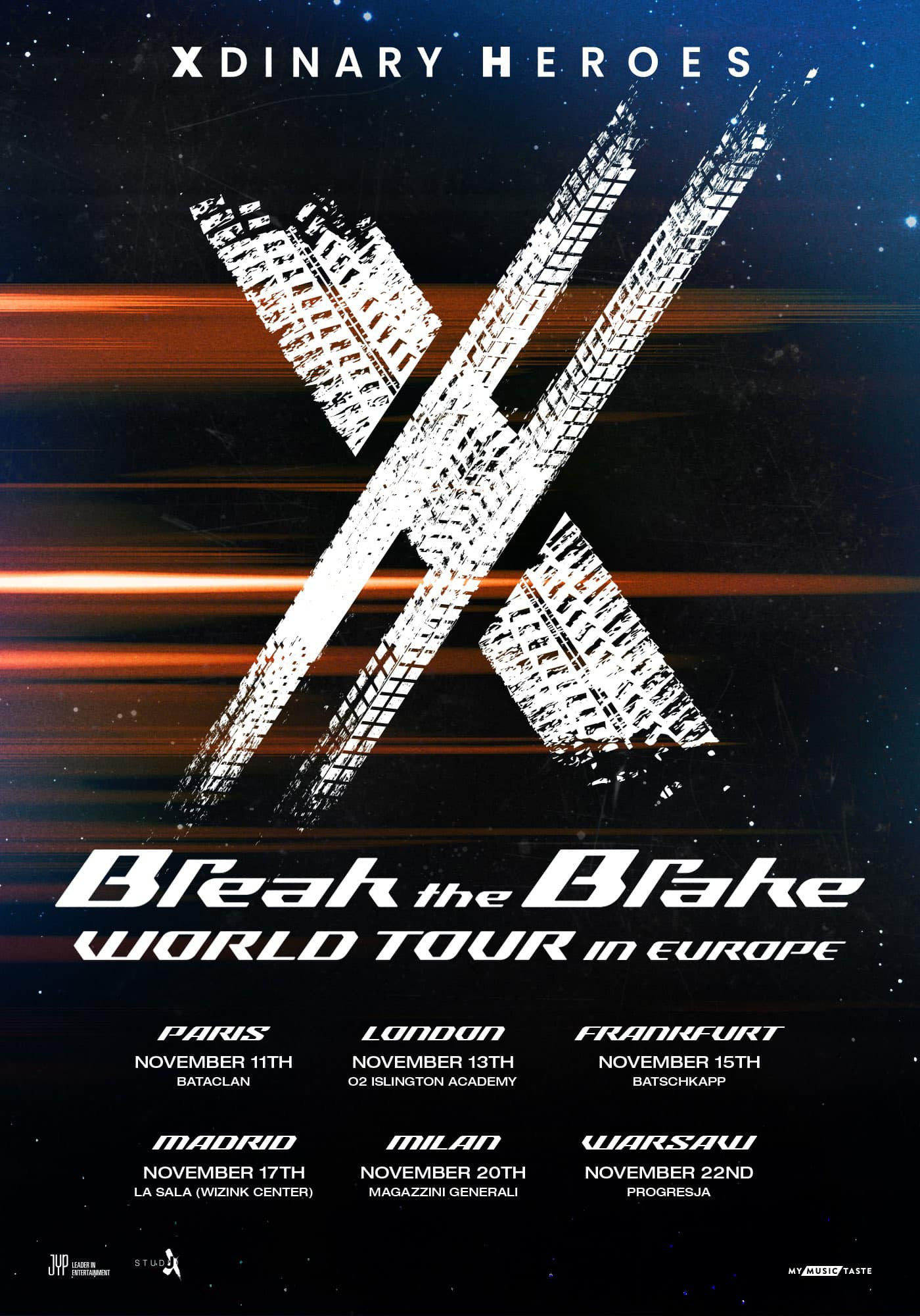 Xdinary Heroes <Break the Brake> World Tour in Europe 📢Official