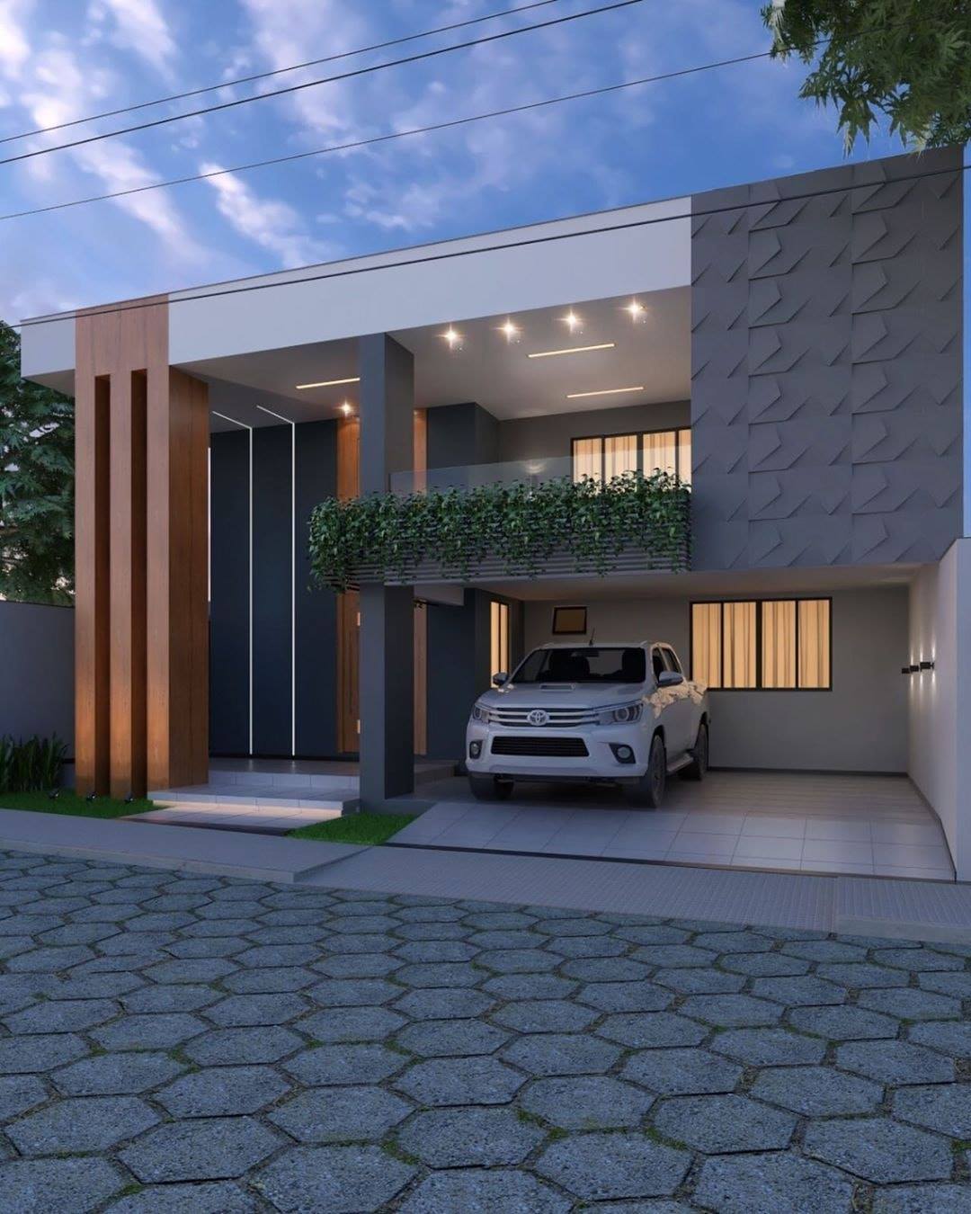 Maddy - ️ Modern House Exterior Design 😍 Rate out of 1 to... | Facebook