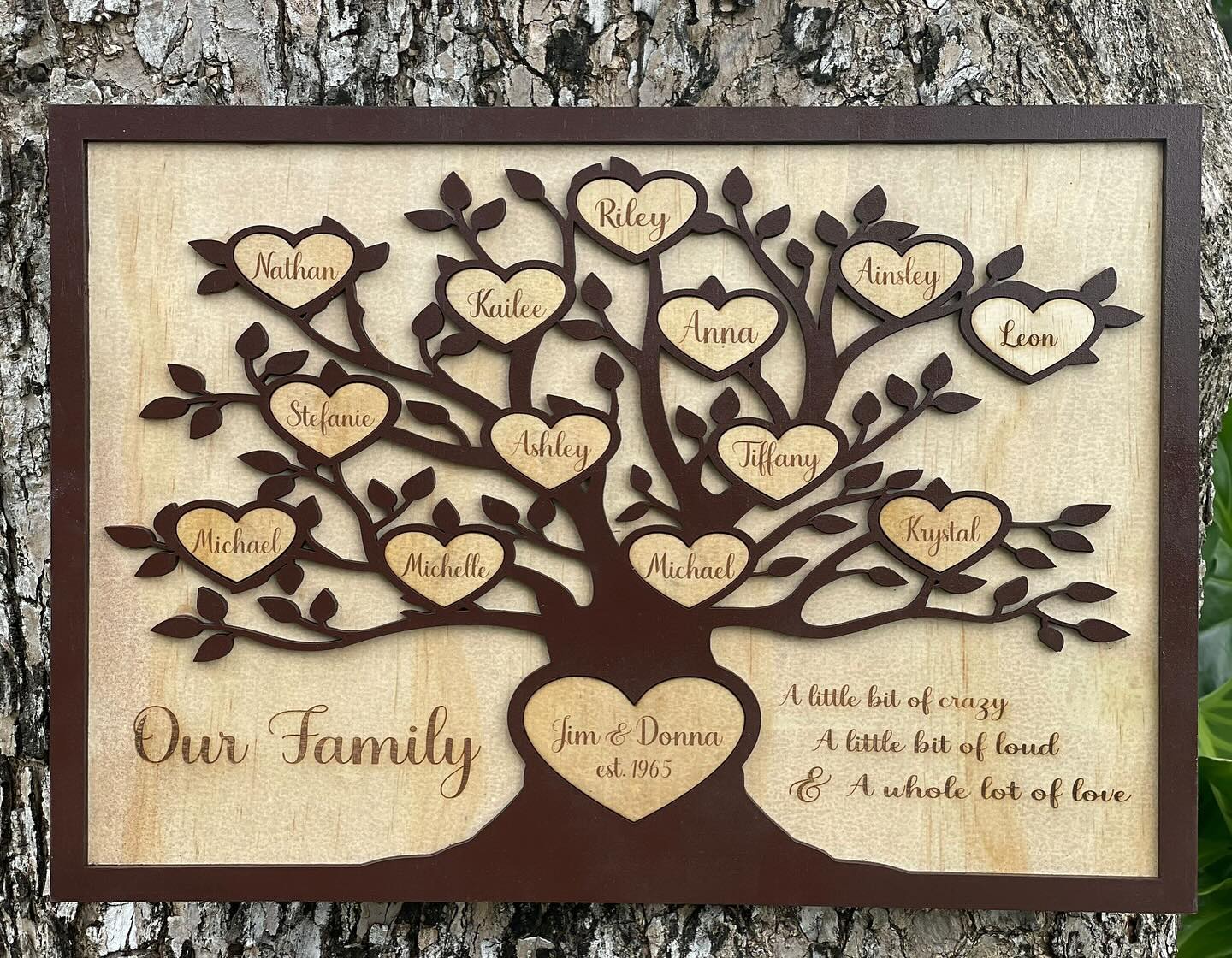 Wooden Wonders - This 14x20 family tree is the perfect... | Facebook