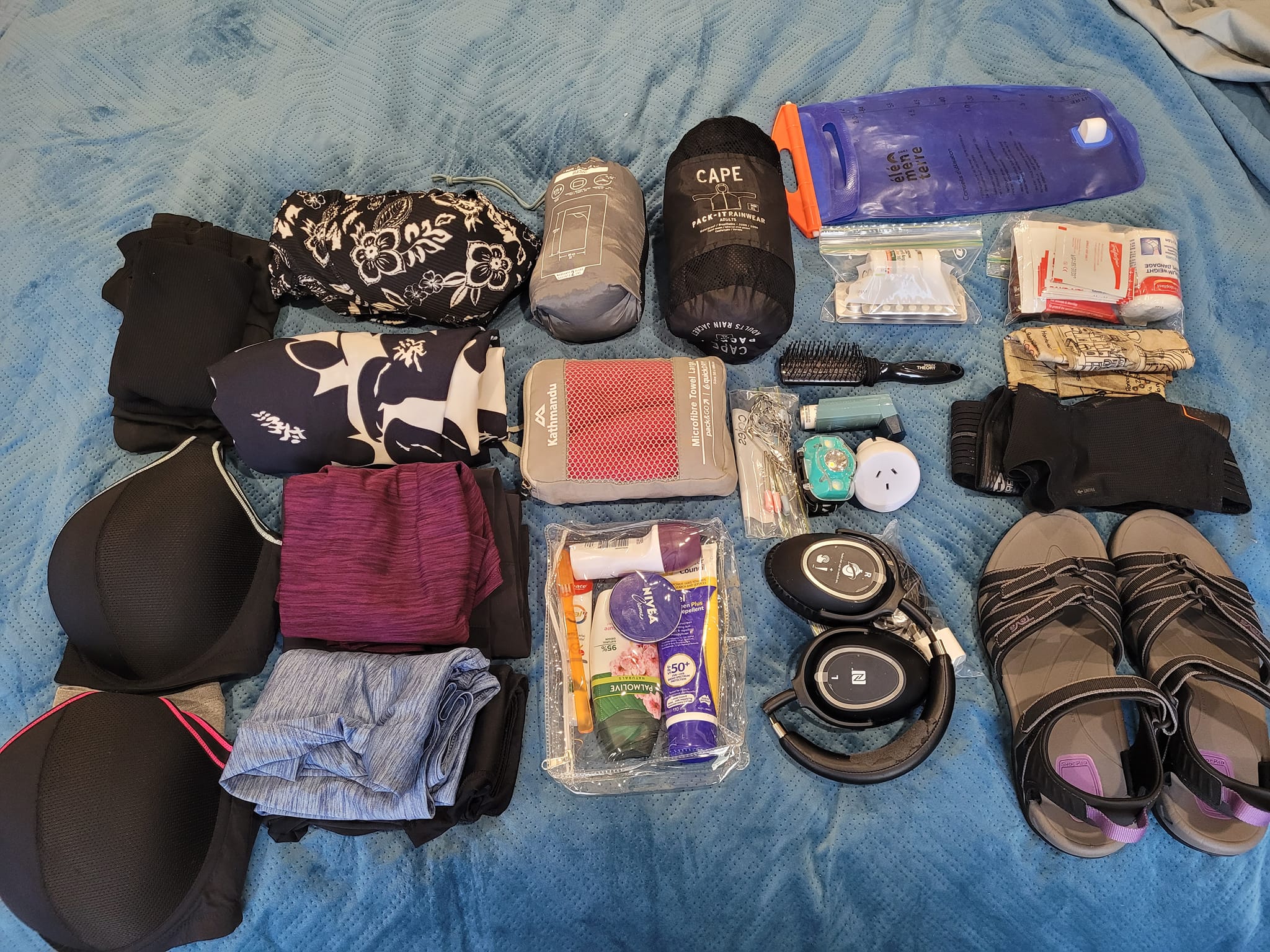 Camino de Santiago backpacking gear and weight