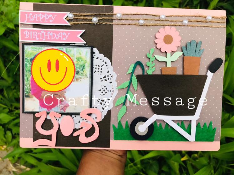 Crafty Message - Gardening themed birthday card for the... | Facebook