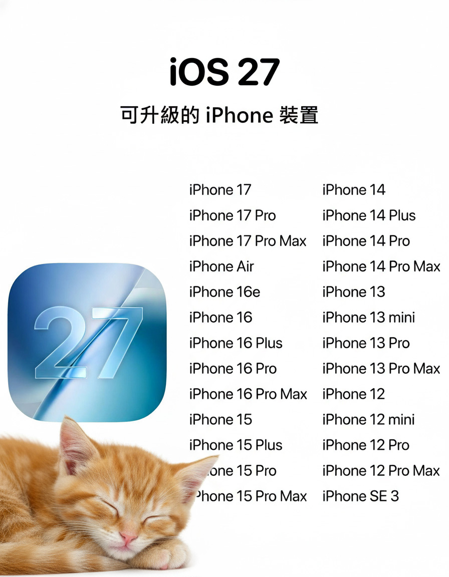 iPhone News 愛瘋團 | iOS 27 支援機型提前流出，你的 iPhone 還在名單內嗎 | Facebook