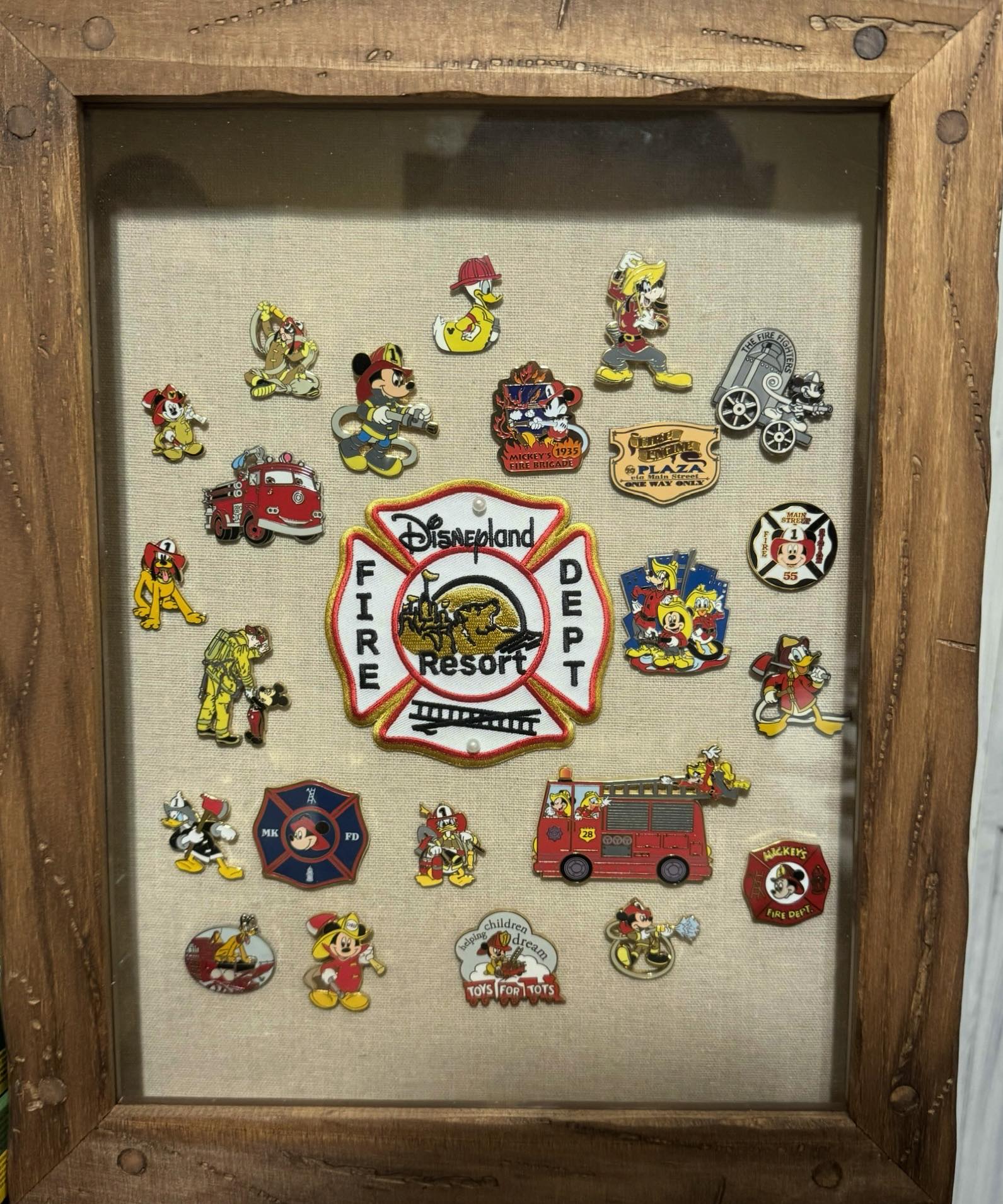 Disney firefighter pins for trade